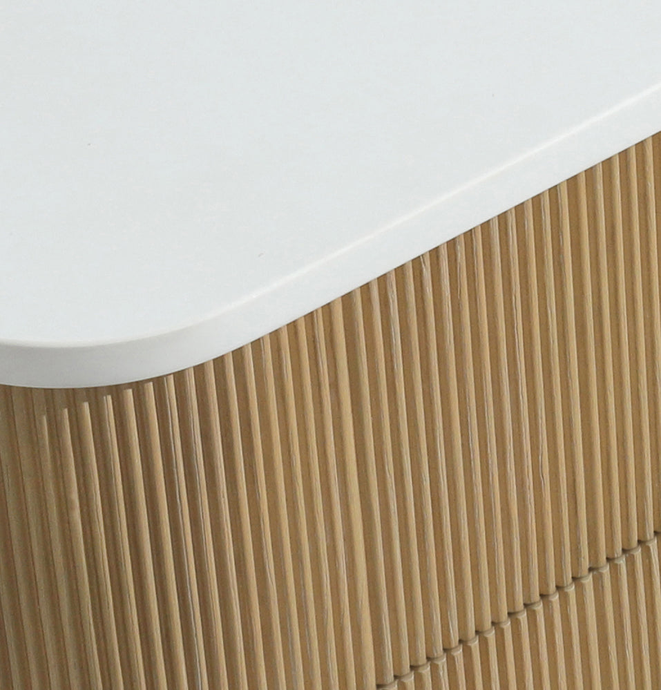 Chantal 36" Floating Bathroom Vanity Oak