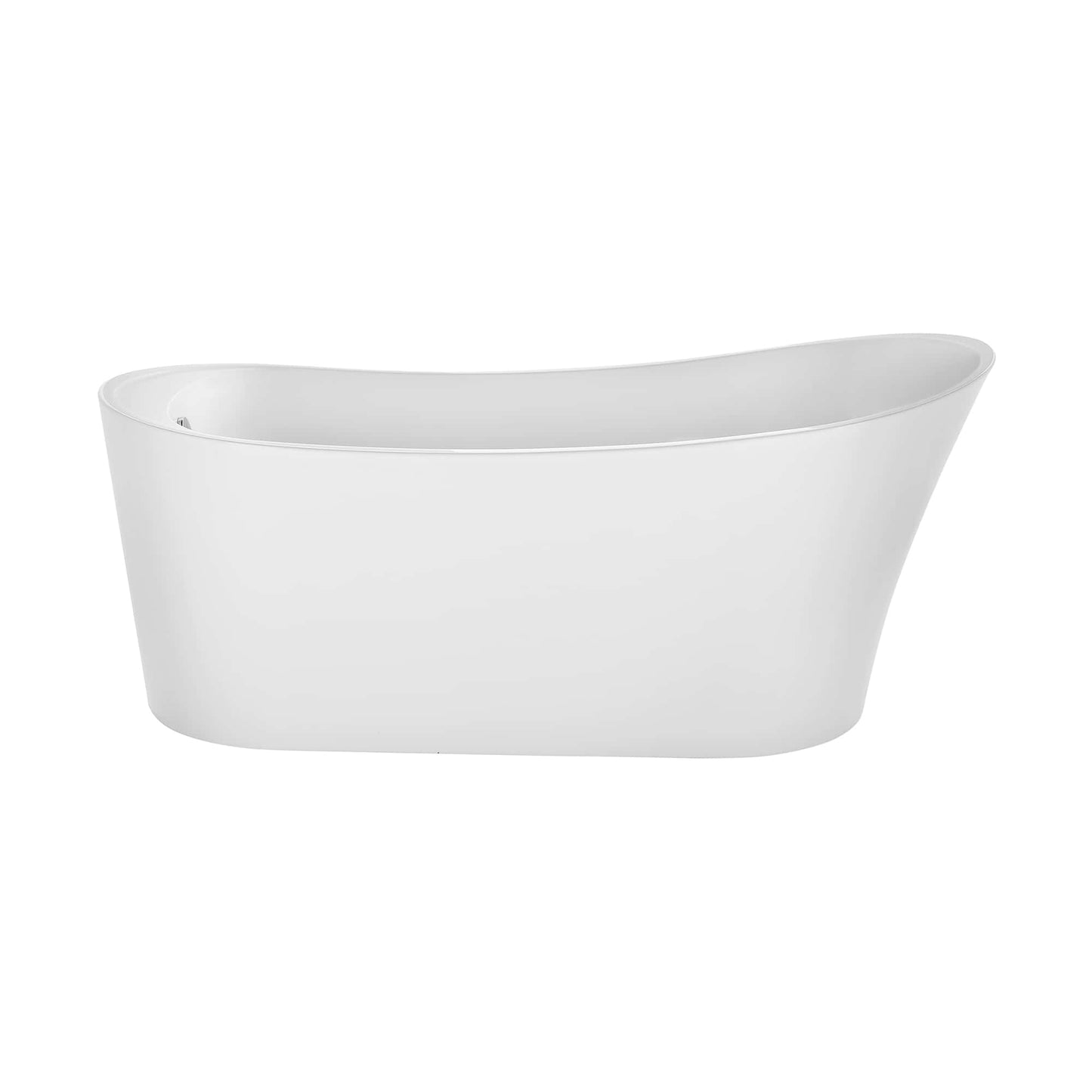 67" Freestanding Soaking Tub with Left Drain