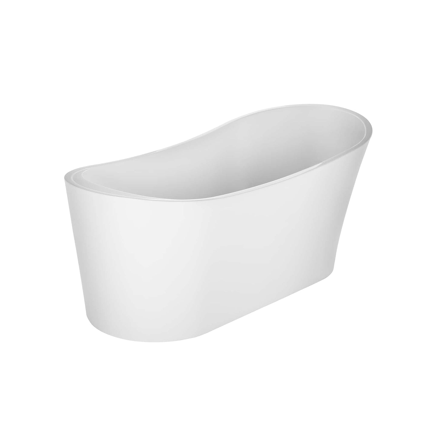 67" Freestanding Soaking Tub with Left Drain
