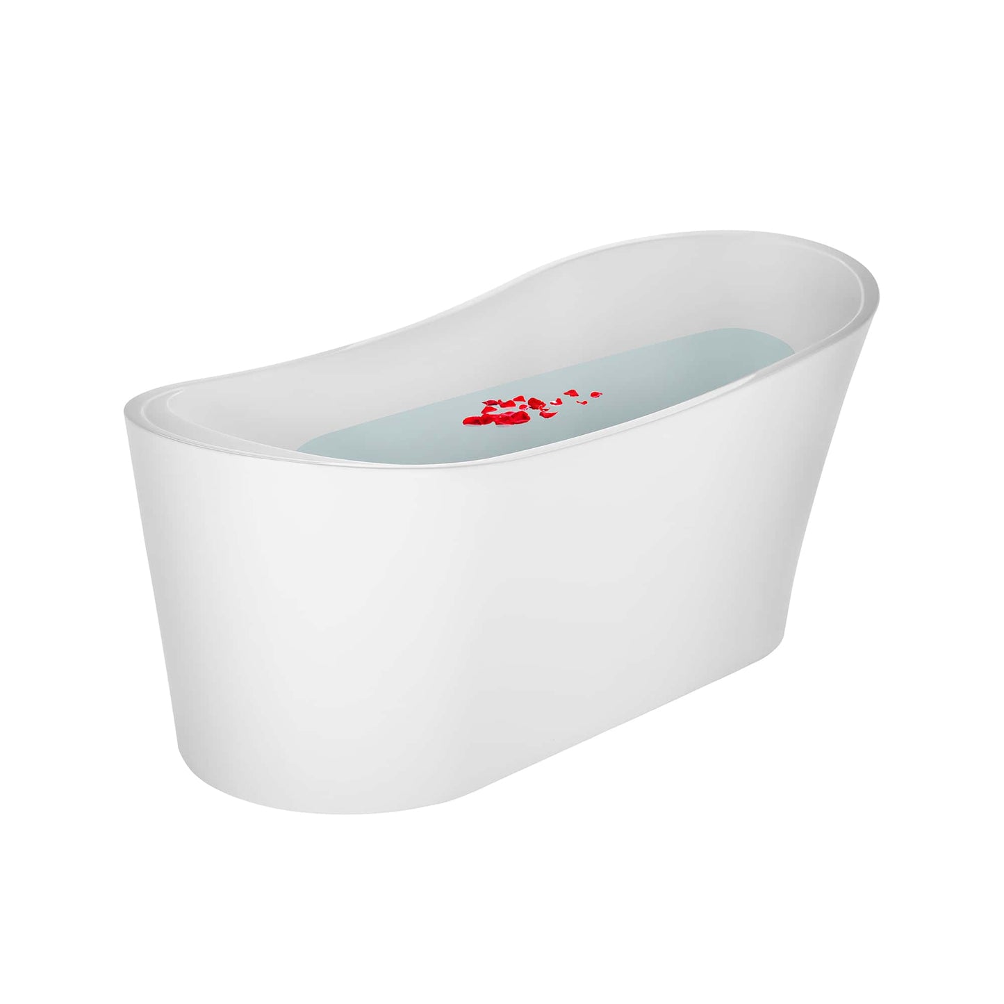 67" Freestanding Soaking Tub with Left Drain