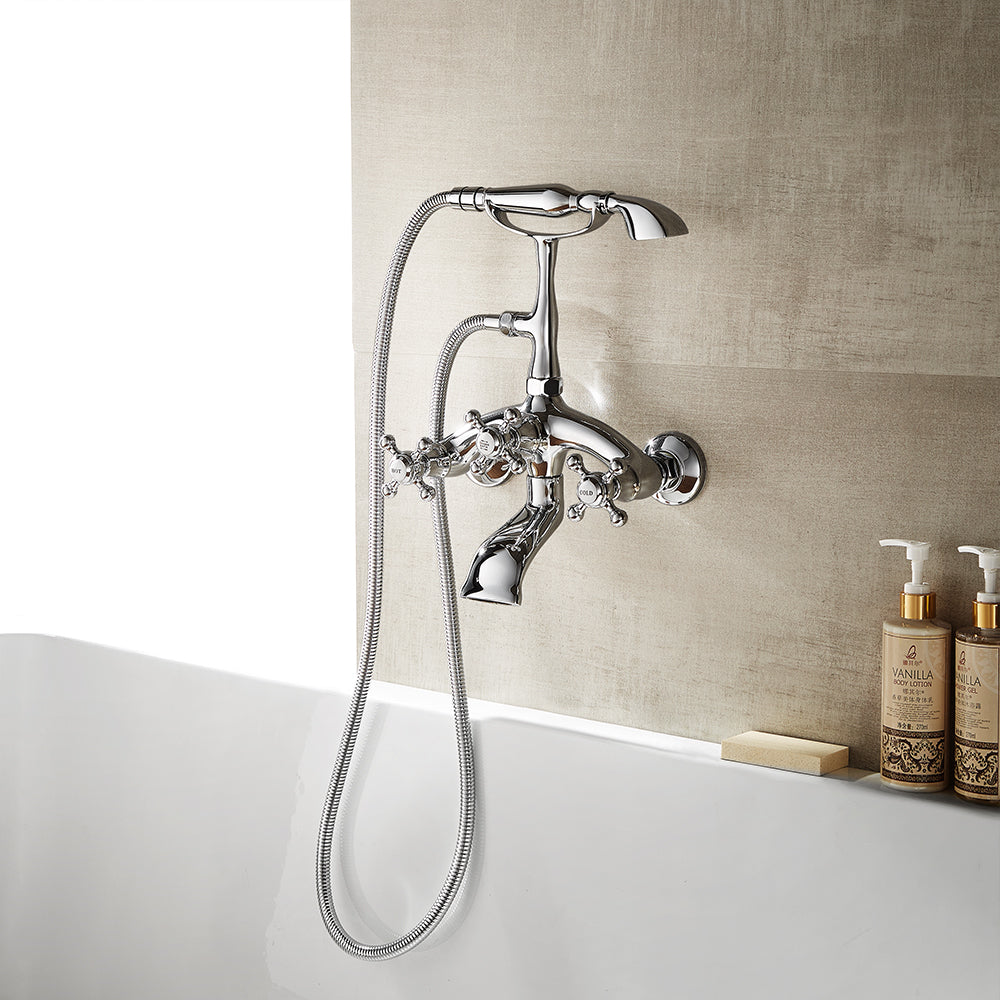 Juniper Adjustable-Center Wall-Mount Tub Faucet