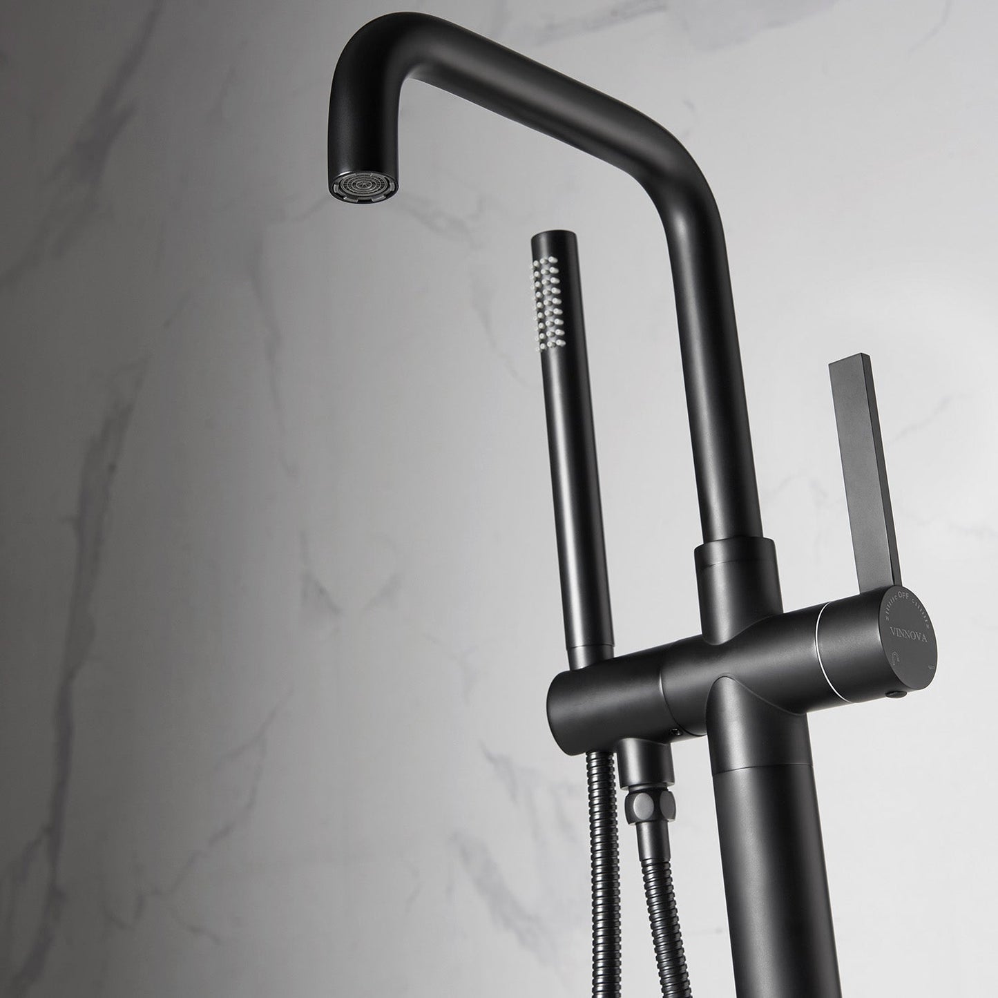 Delara Freestanding Tub Faucet with Hand Shower