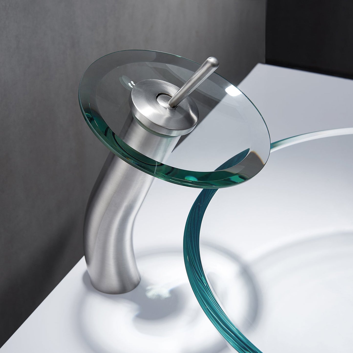 Torino Falls Single Hole Bathroom Faucet