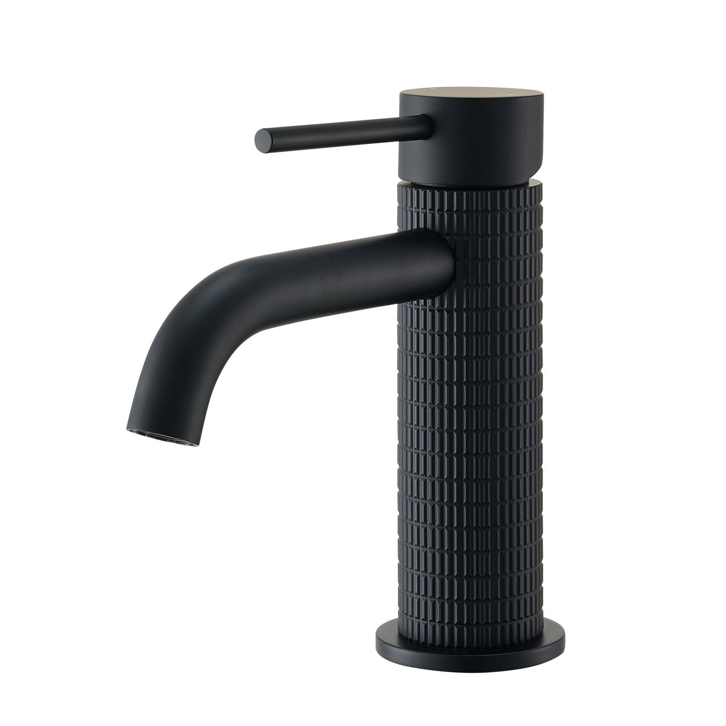 Mendavia Single-Handle Basin Bathroom Faucet in Matte Black