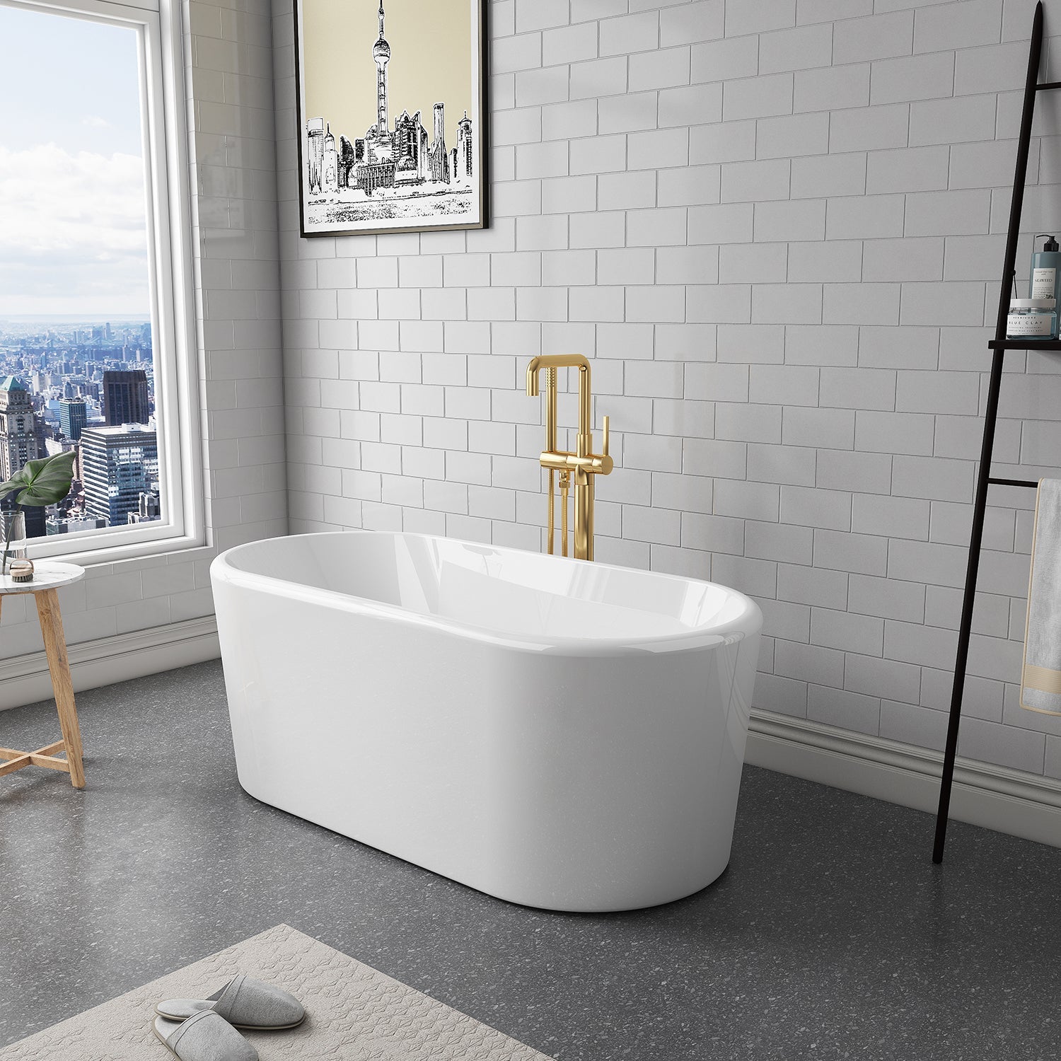 Caserta Soaking Bathtub