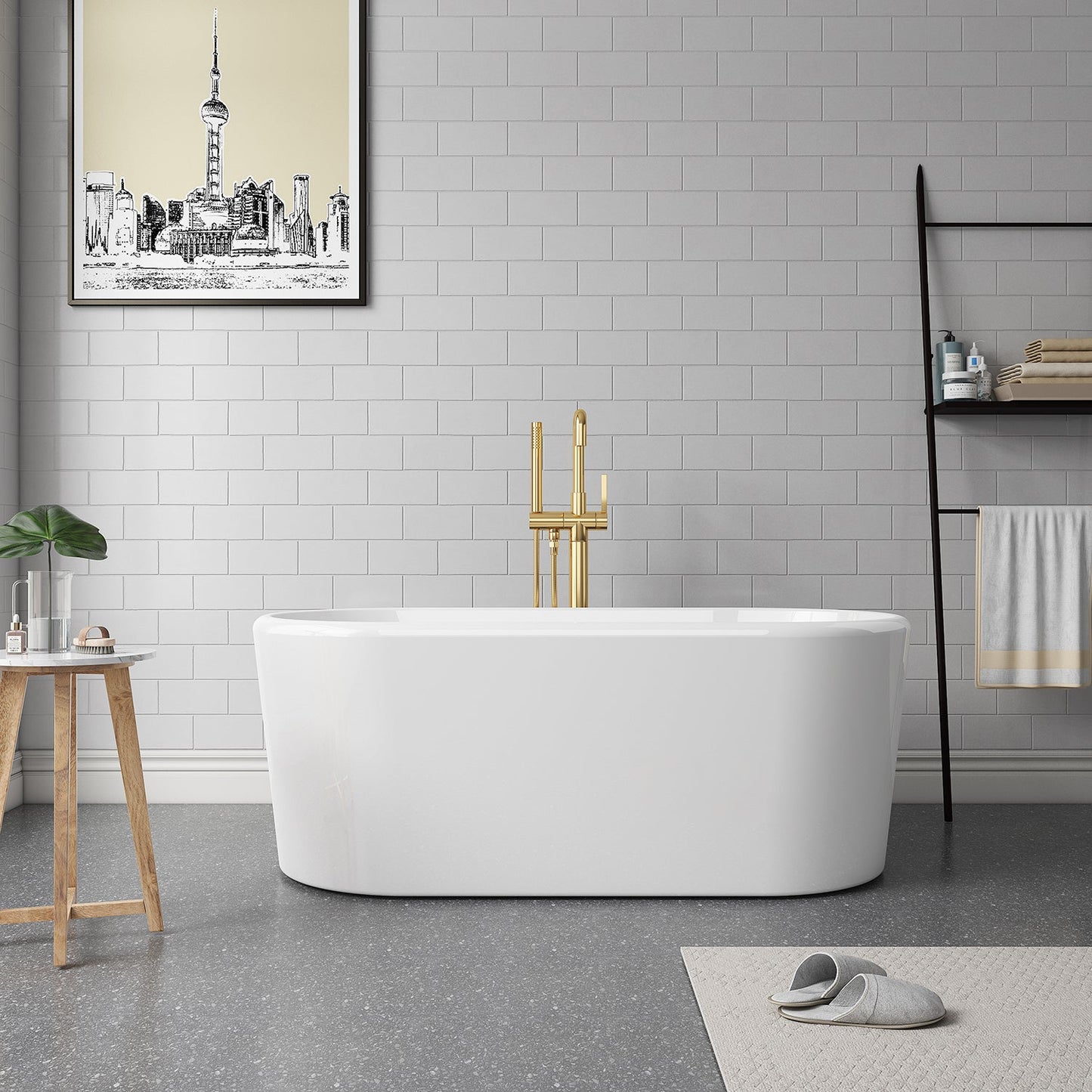 Caserta Soaking Bathtub