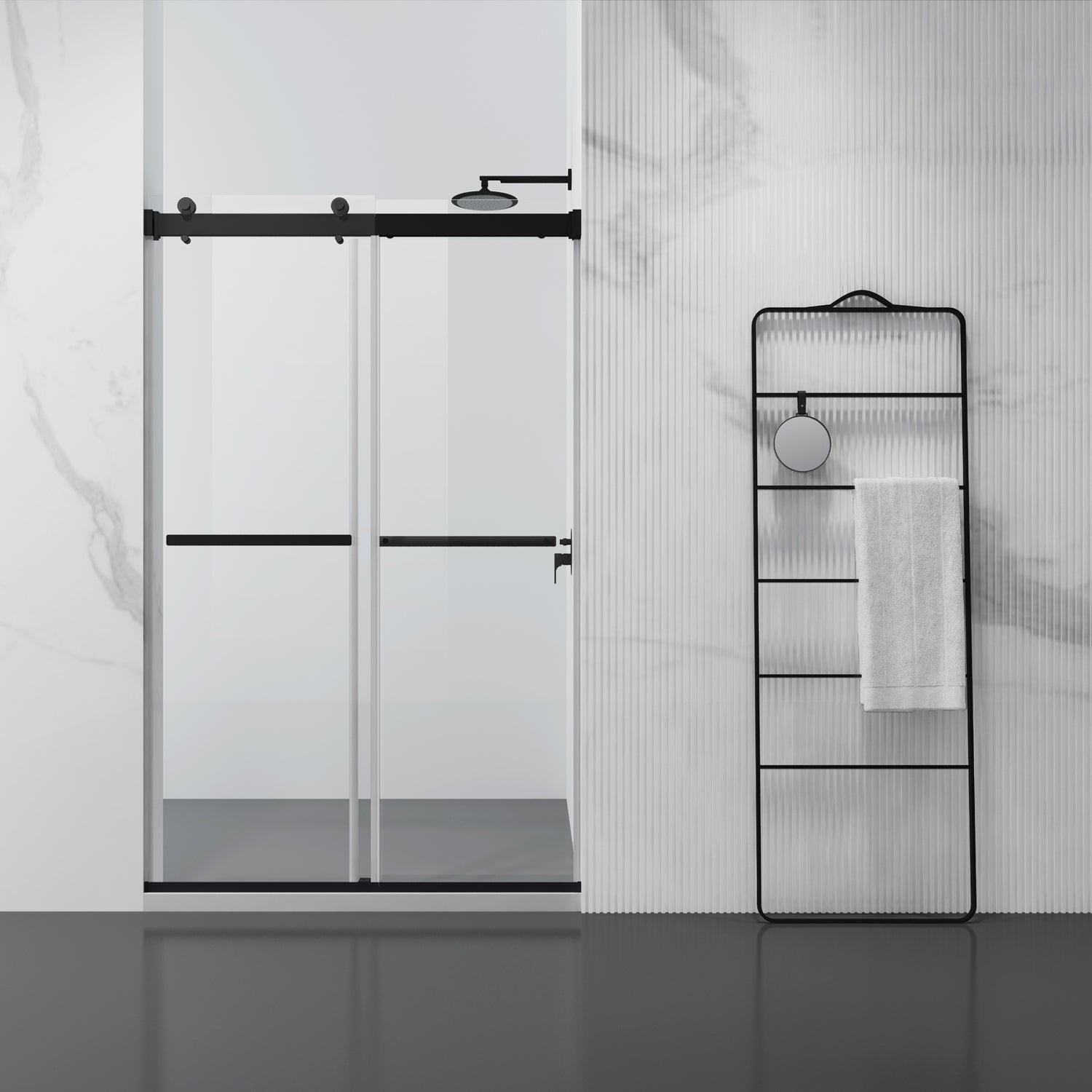 Spezia Double Sliding Frameless Shower Door