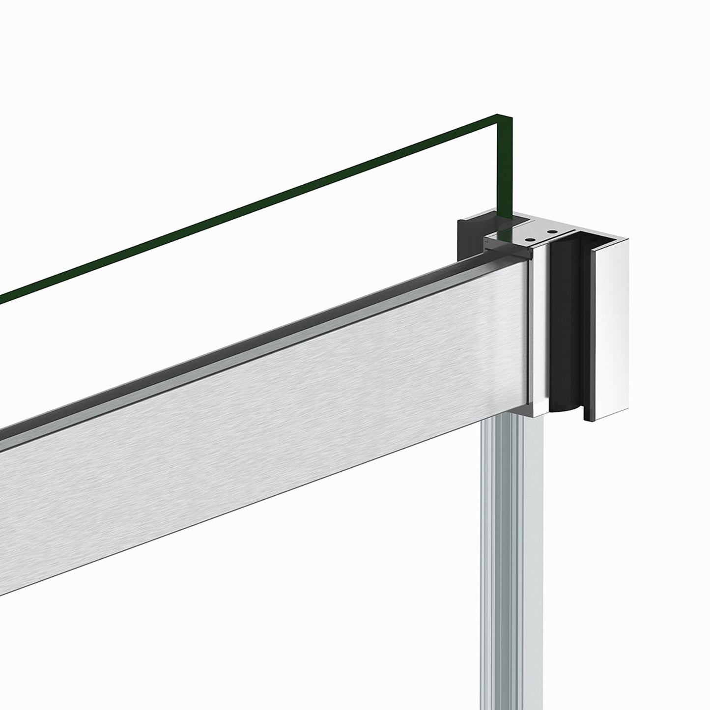 Spezia Rectangle Double Sliding Frameless Shower Enclosure