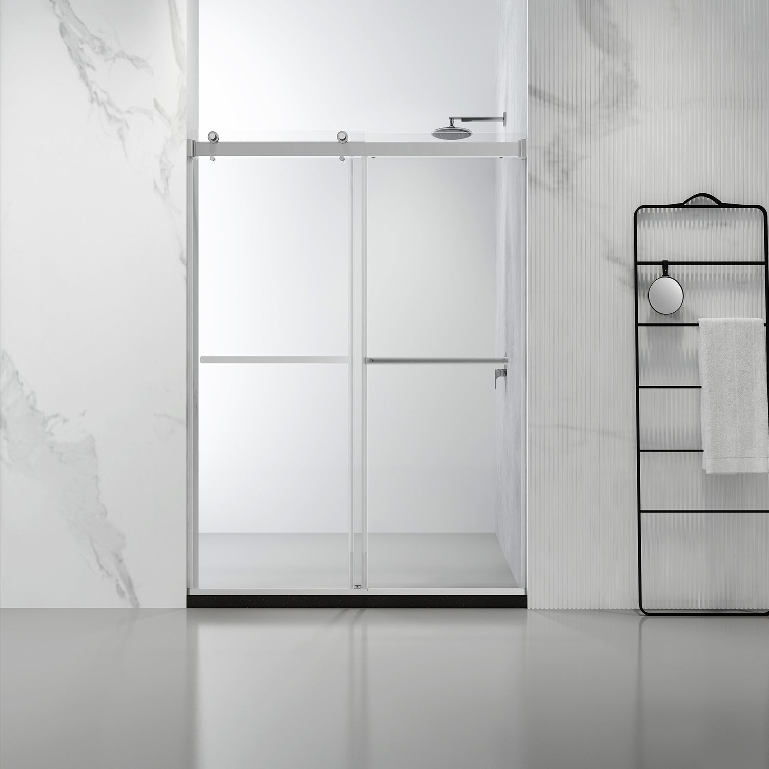 Spezia Double Sliding Frameless Shower Door