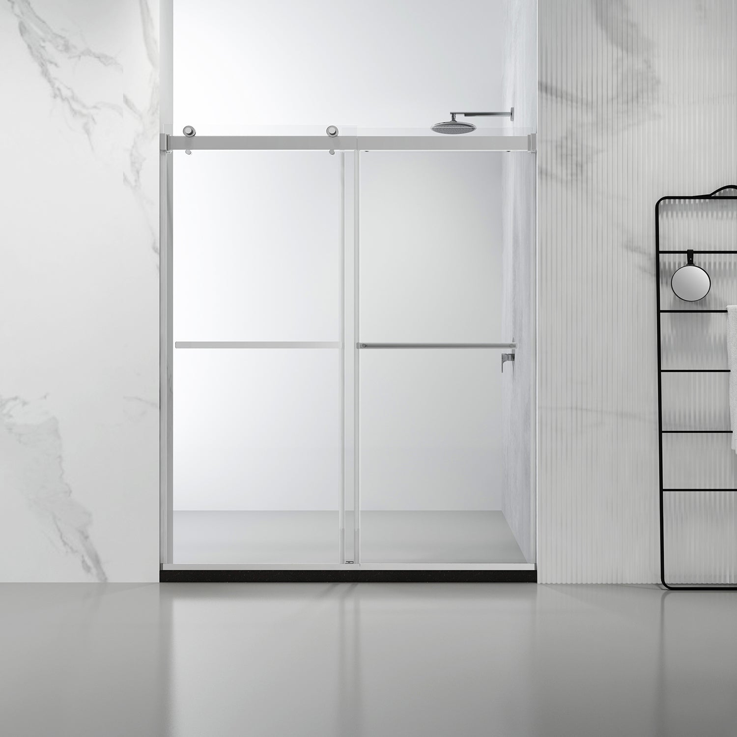 Spezia Double Sliding Frameless Shower Door