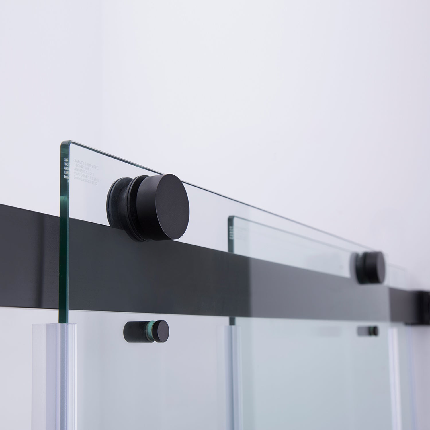Spezia Double Sliding Frameless Tub Door- 60" W x 58" H