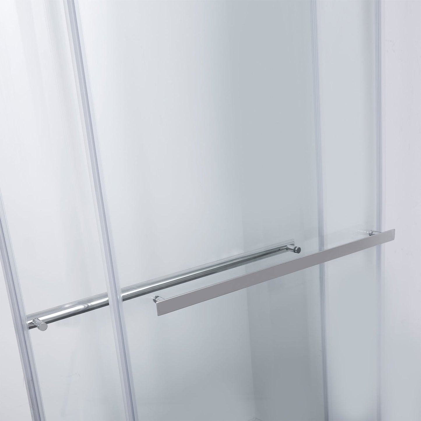 Spezia Double Sliding Frameless Tub Door- 60" W x 58" H