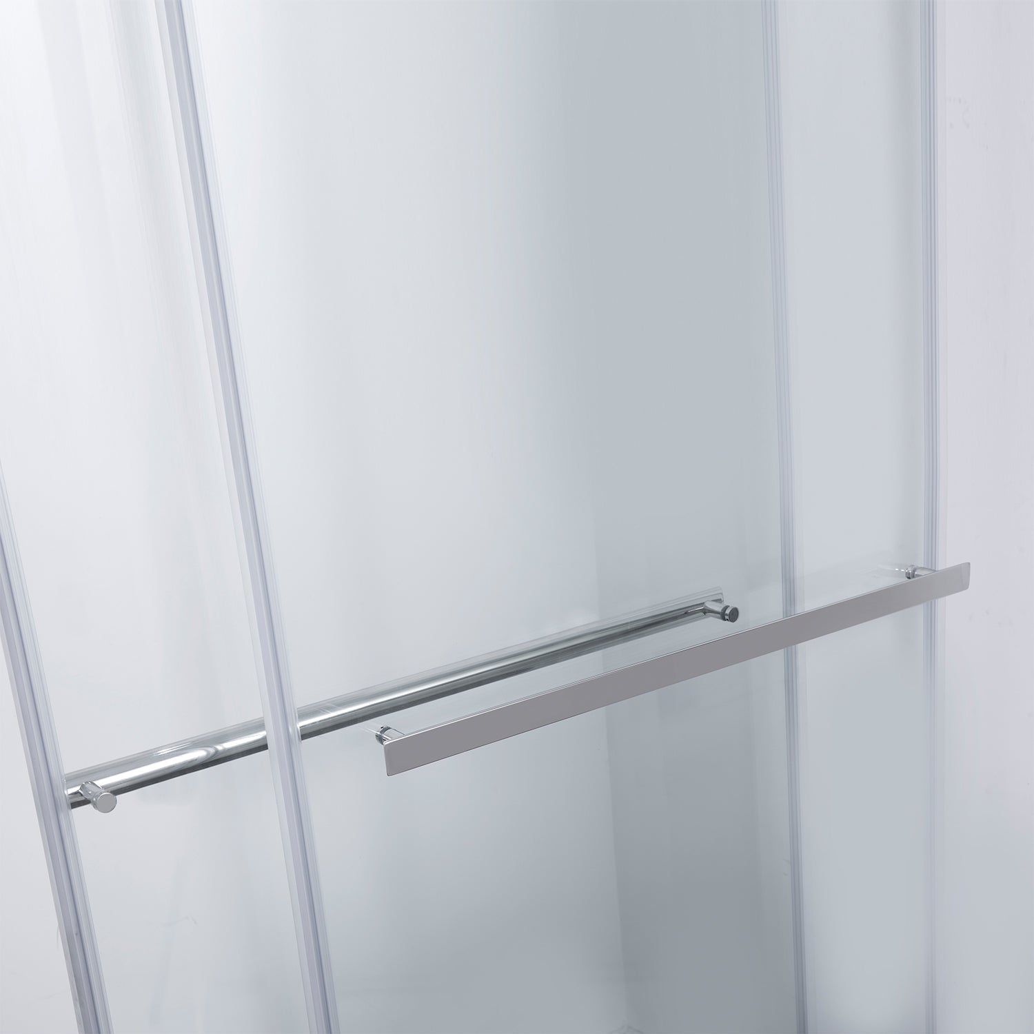 Spezia Double Sliding Frameless Tub Door- 60" W x 58" H
