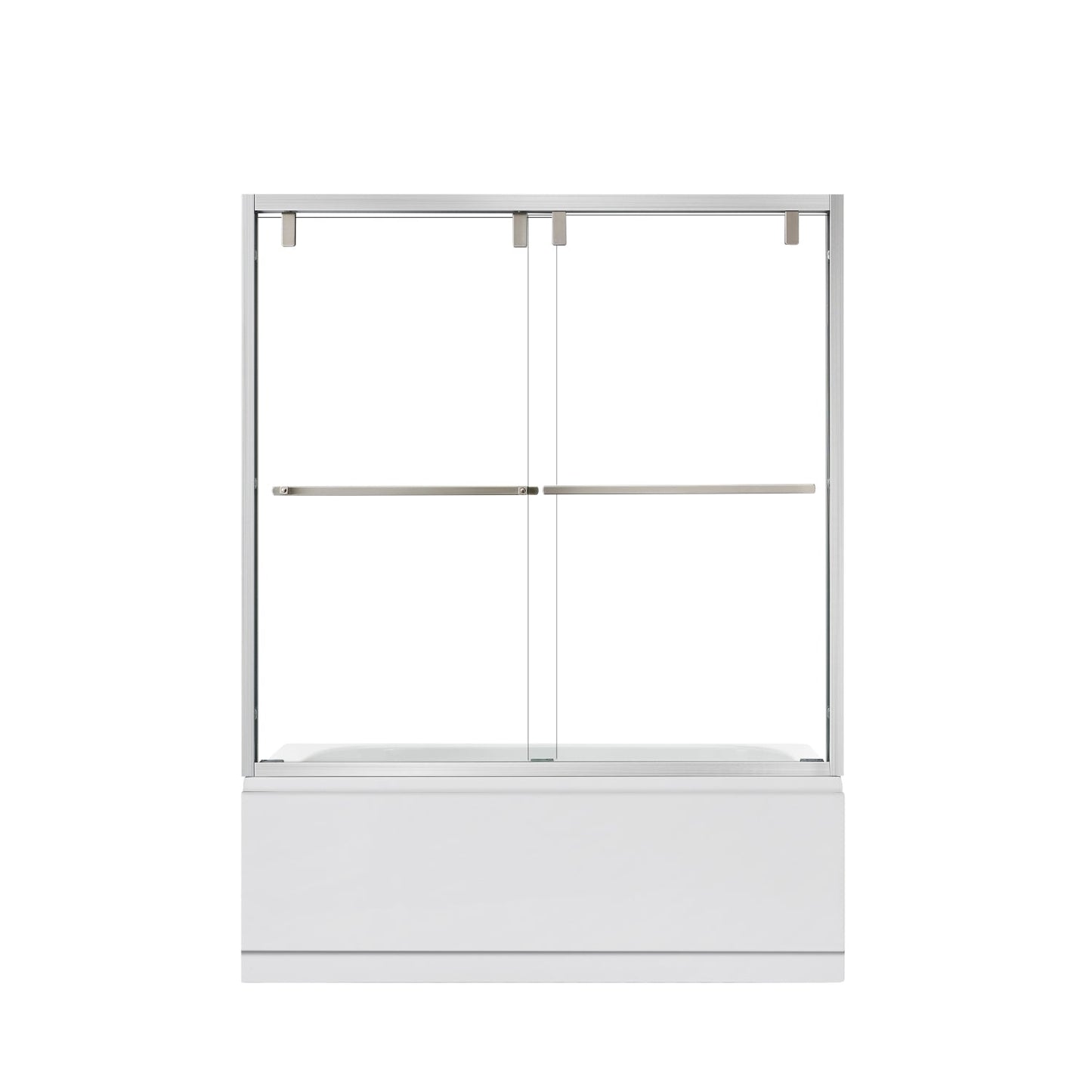 Brescia 60" W x 58" H Double Sliding Framed Tub Door