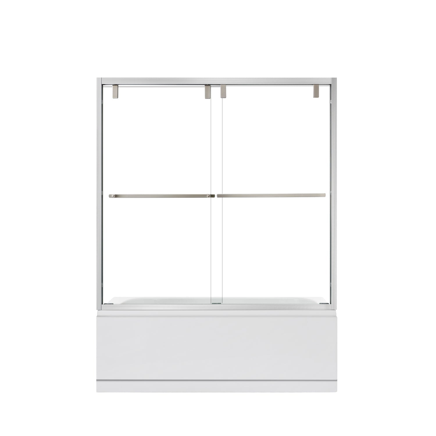 Brescia 60" W x 58" H Double Sliding Framed Tub Door