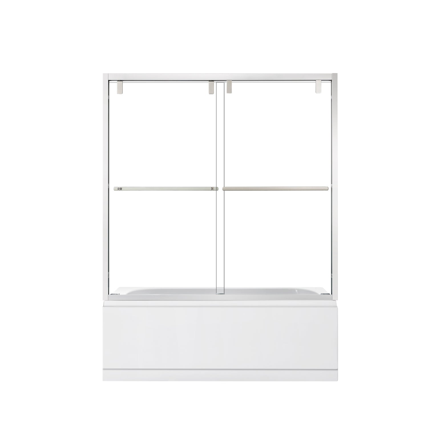 Brescia 60" W x 58" H Double Sliding Framed Tub Door