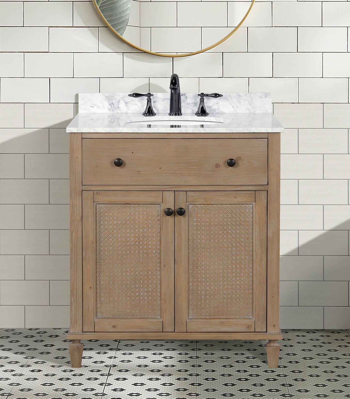 Annie 30" Bathroom Vanity Weathered Fir