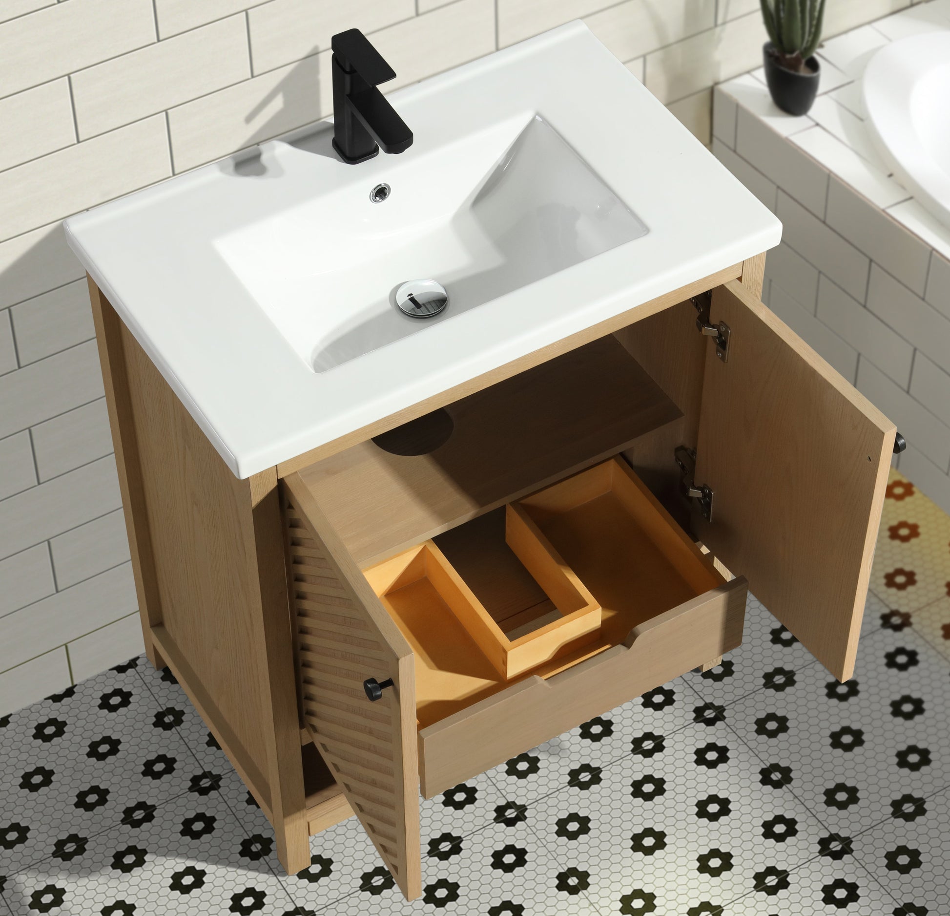 Selena 30" Bathroom Vanity Oak