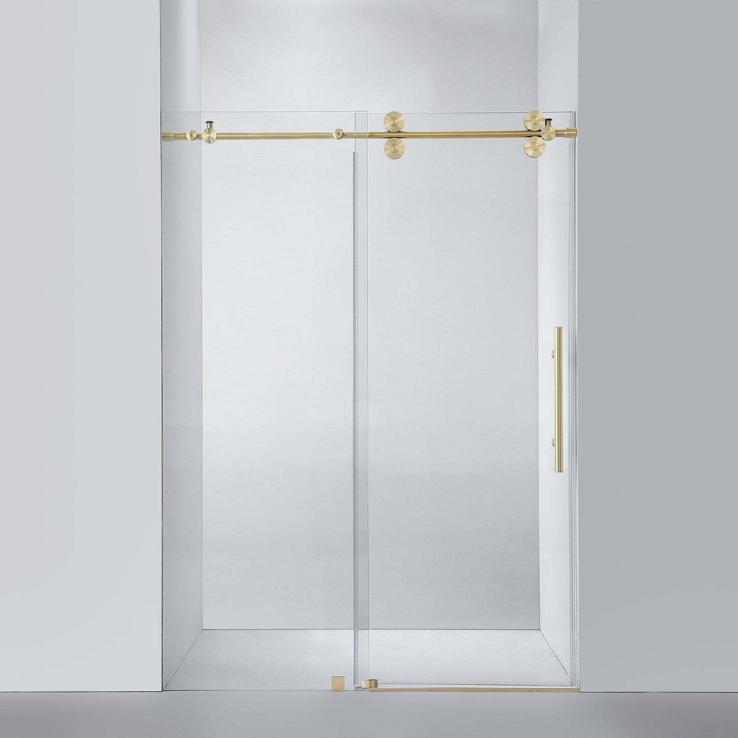Villena Single Sliding Frameless Shower Door