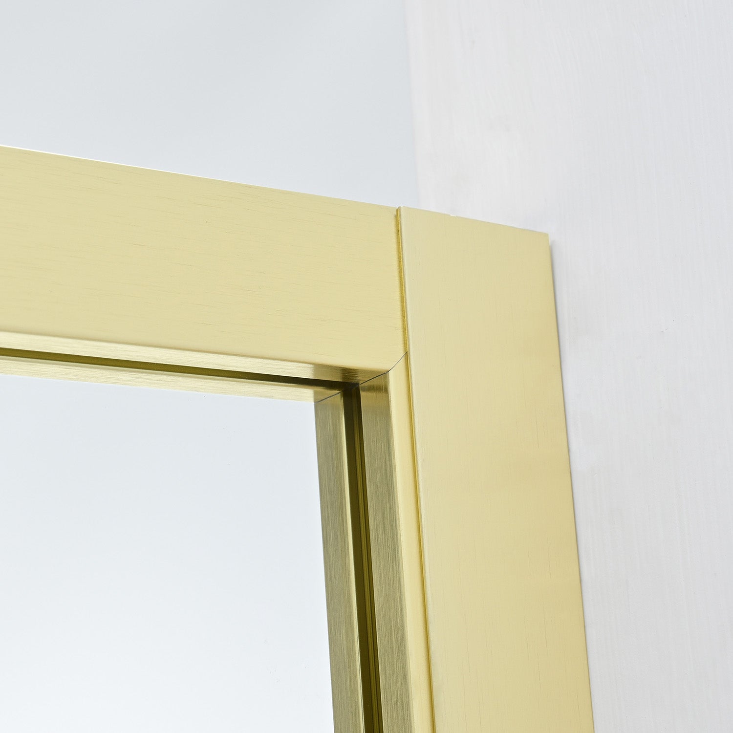 Tafalla 34" W x 74" H Frameless Fixed Glass Panel
