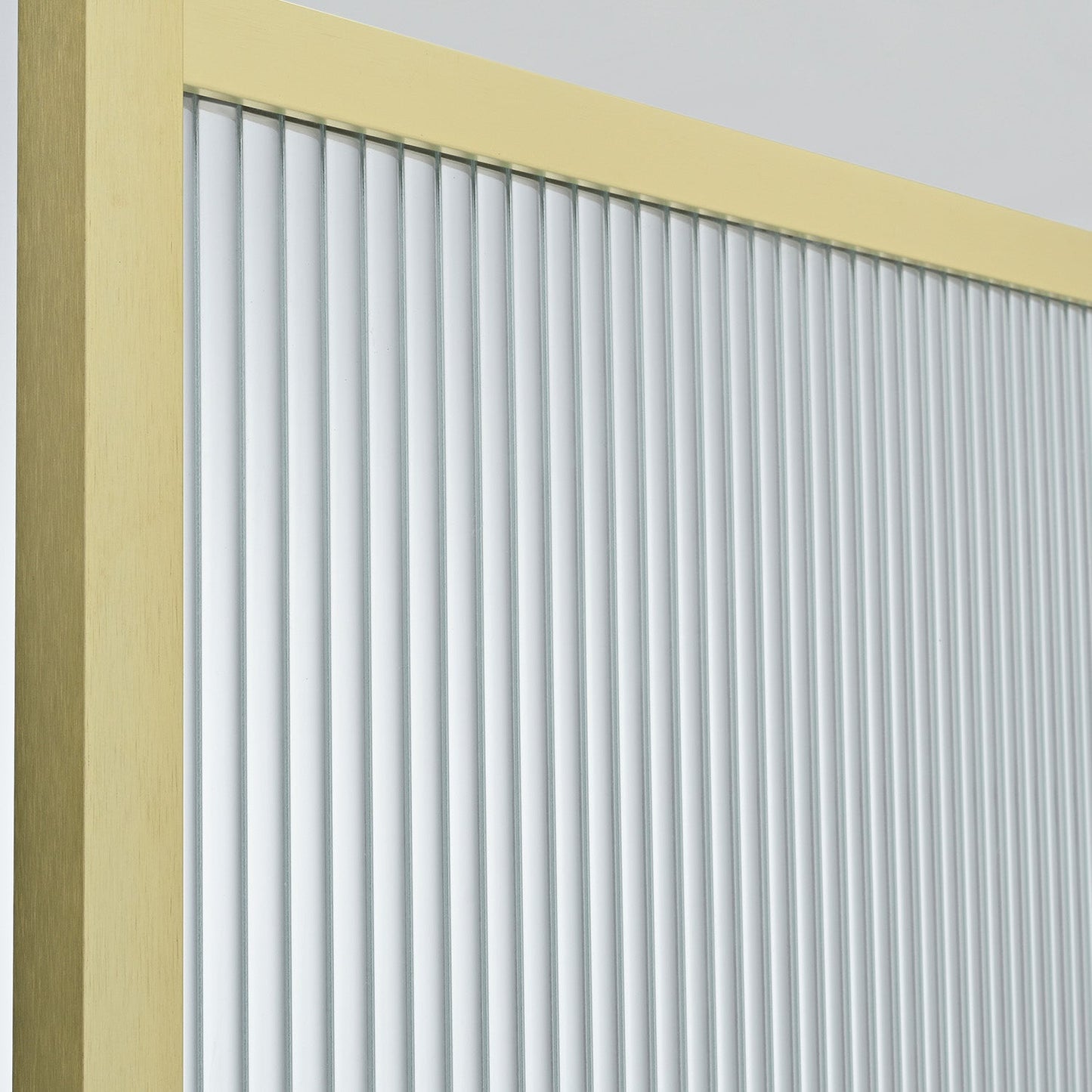 Tafalla 34" W x 74" H Frameless Fixed Glass Panel