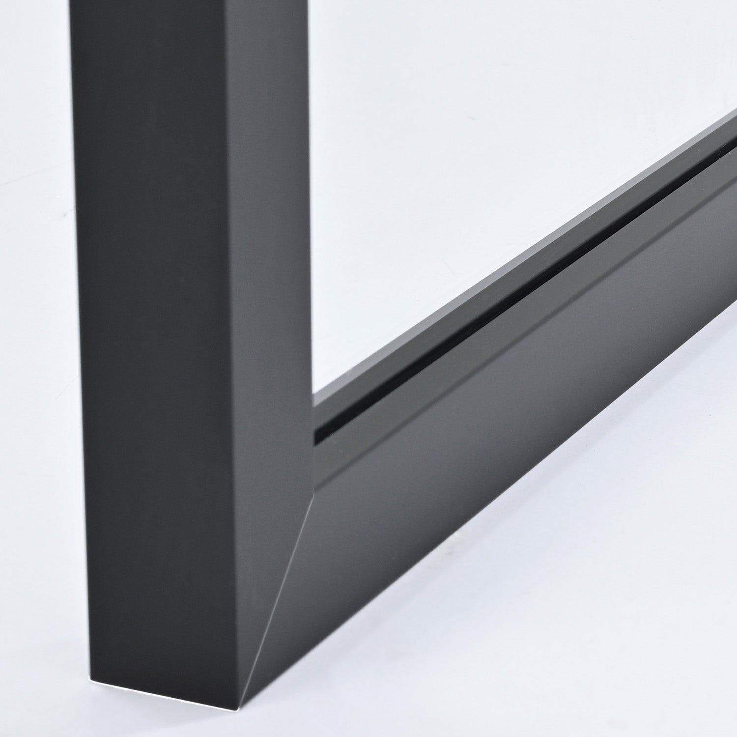 Tafalla 34" W x 74" H Frameless Fixed Glass Panel