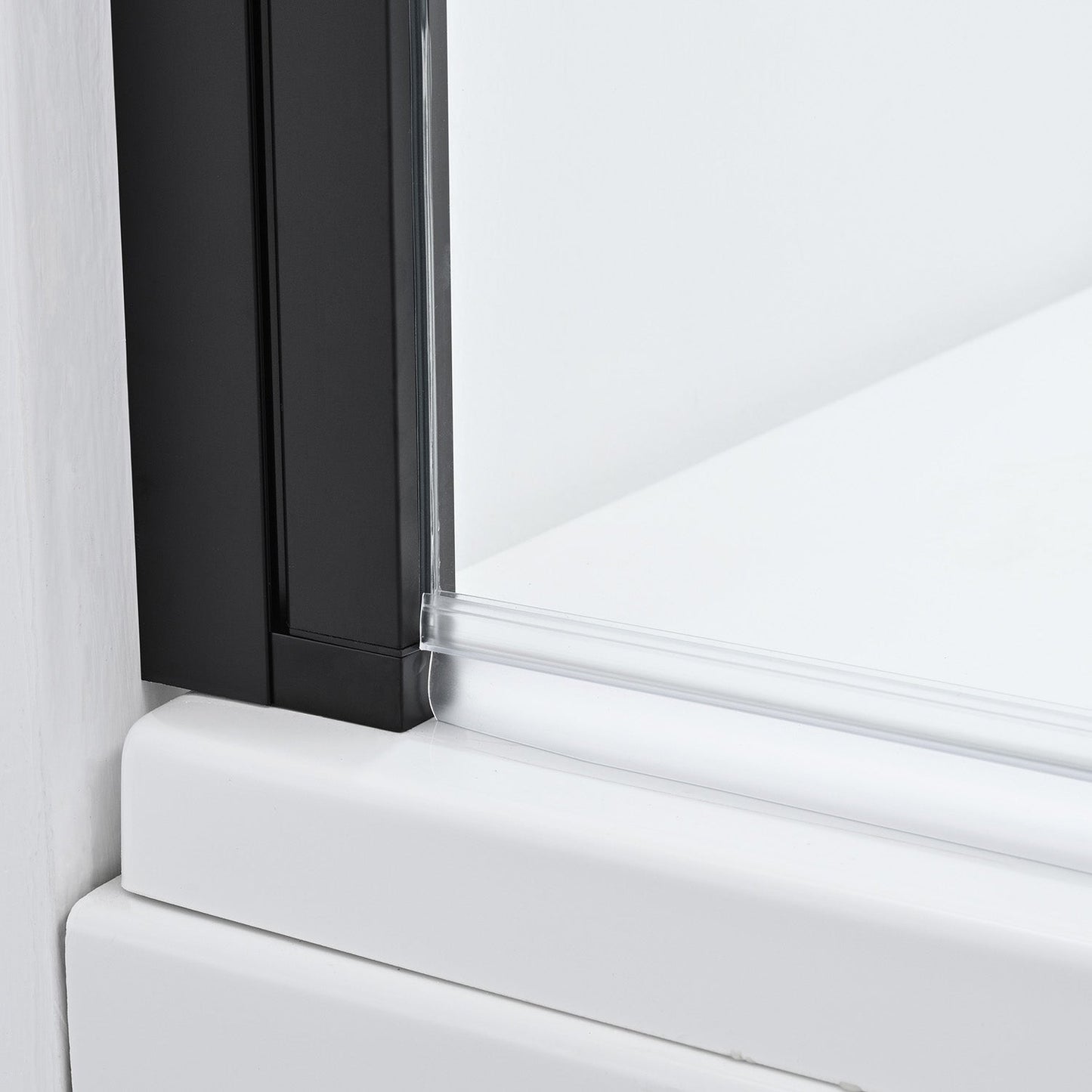 Olivenza Hinged Frameless Tub Door - 31" W x 55" H