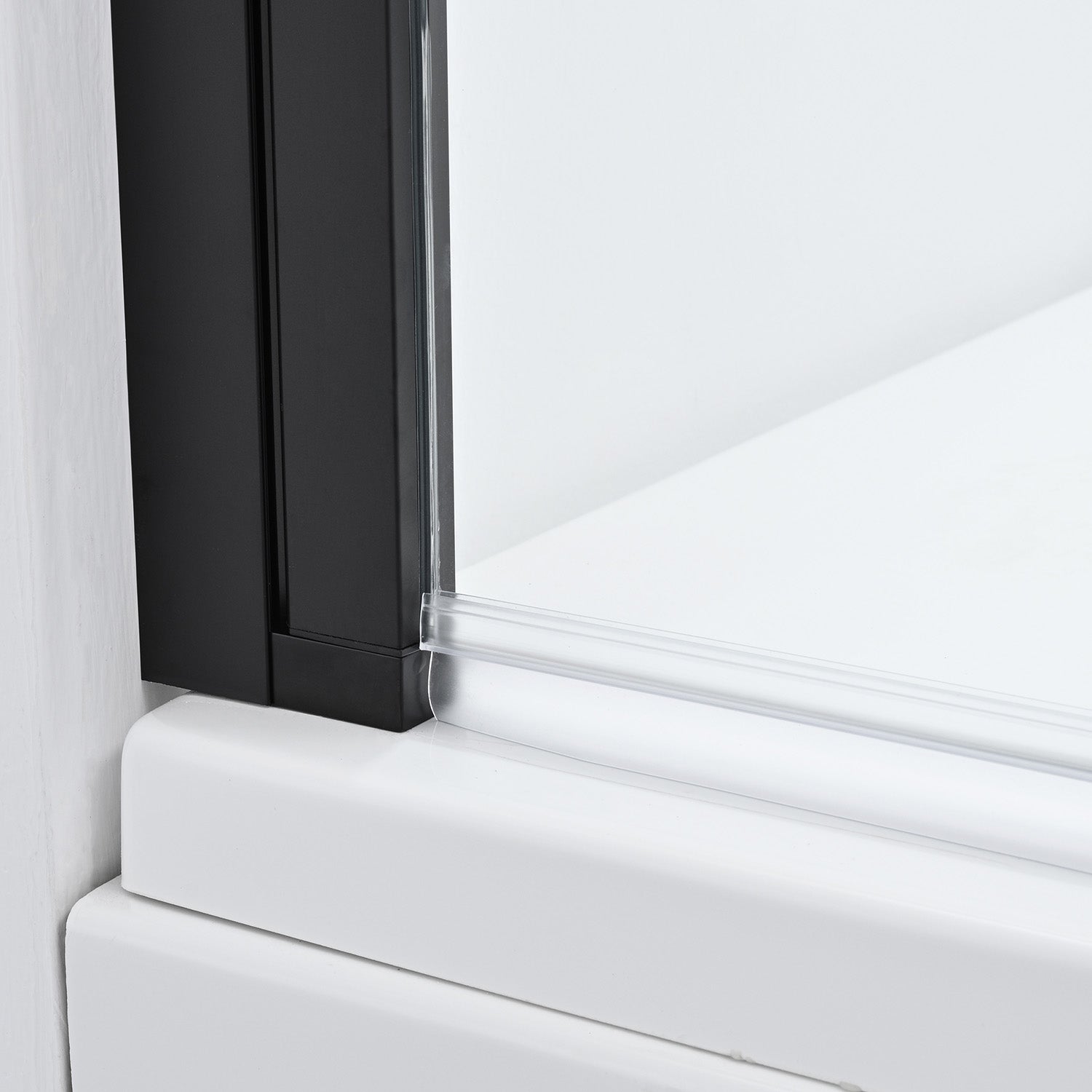 Olivenza Hinged Frameless Tub Door - 31" W x 55" H