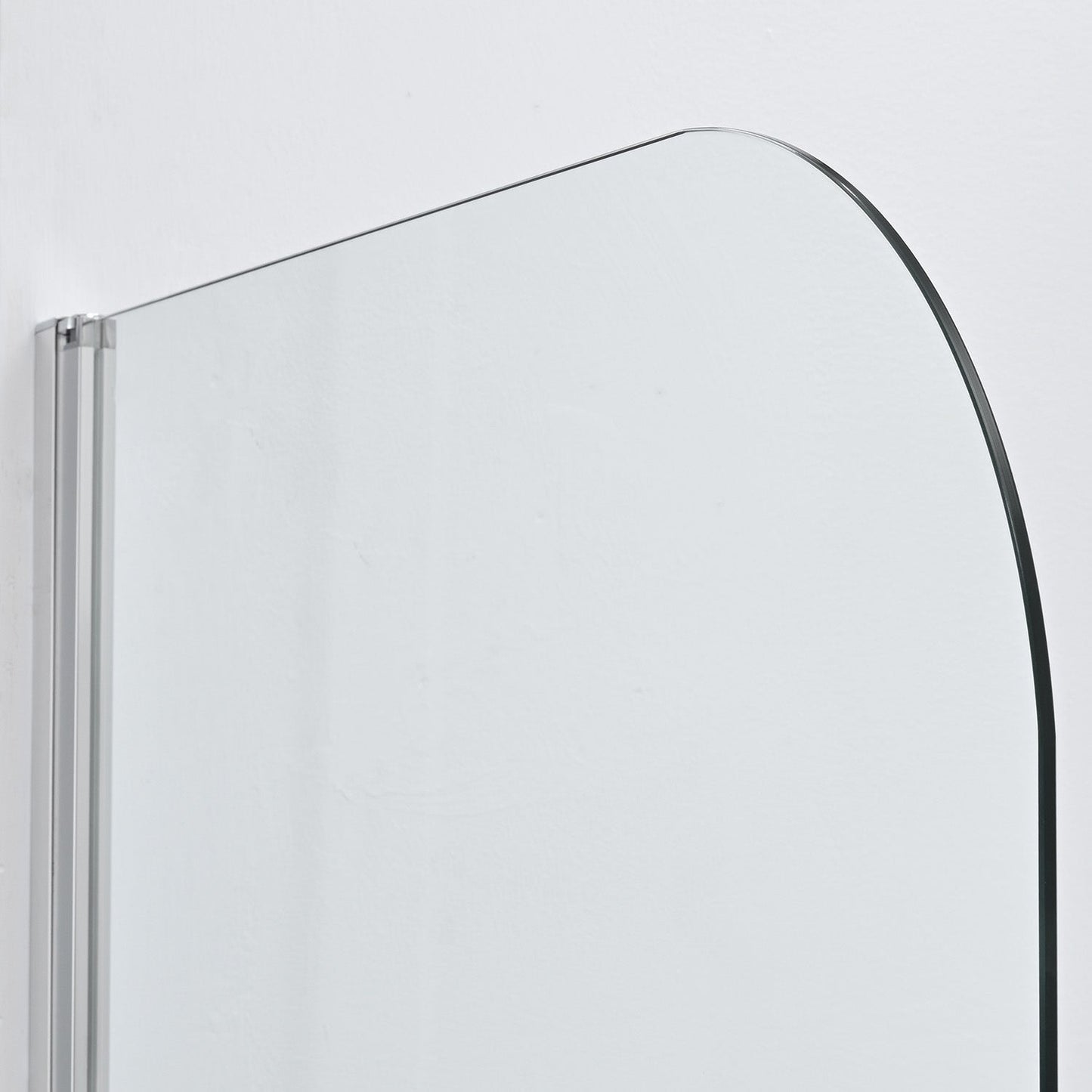 Olivenza Hinged Frameless Tub Door - 31" W x 55" H