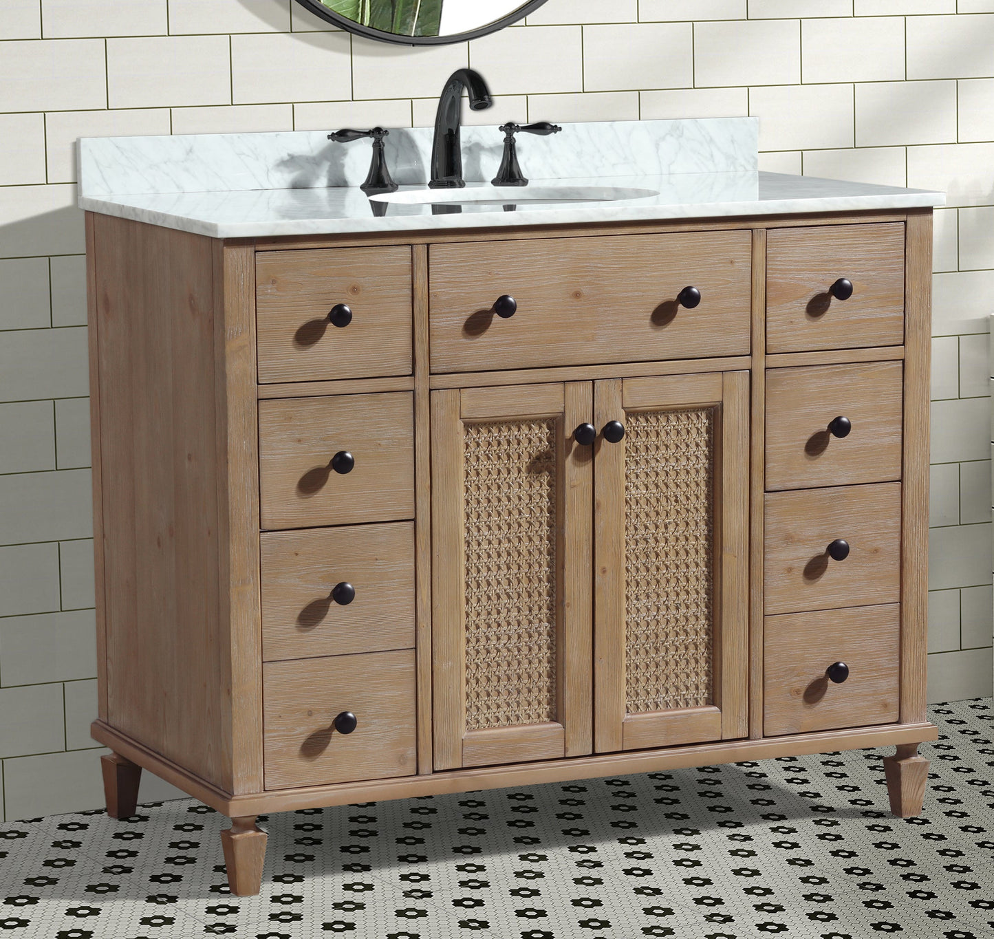 Annie 42" Bathroom Vanity Weathered Fir