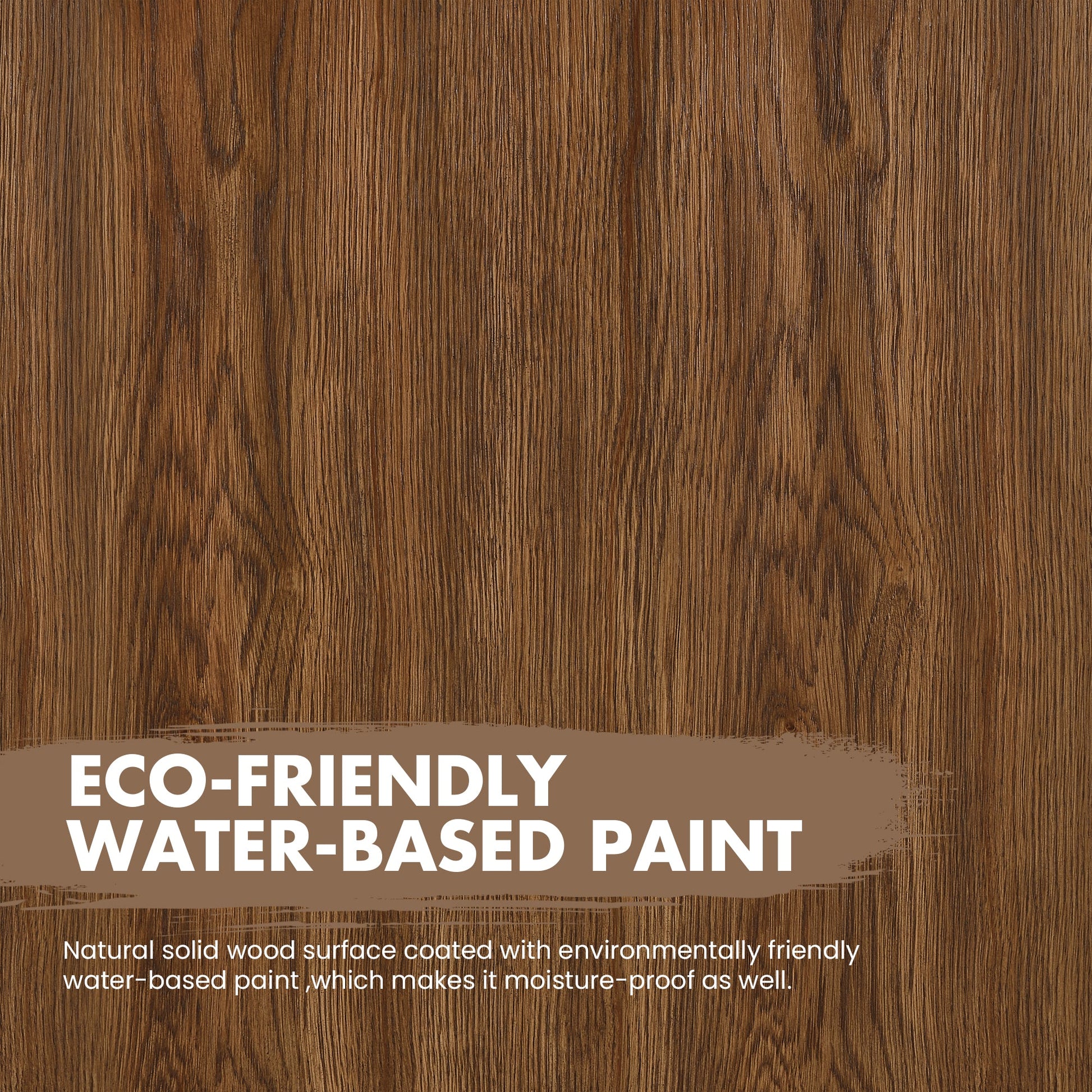 Abuja 60" Free-standing Single Bath Vanity in Oak Weathered Brown with White Grain Stone Top