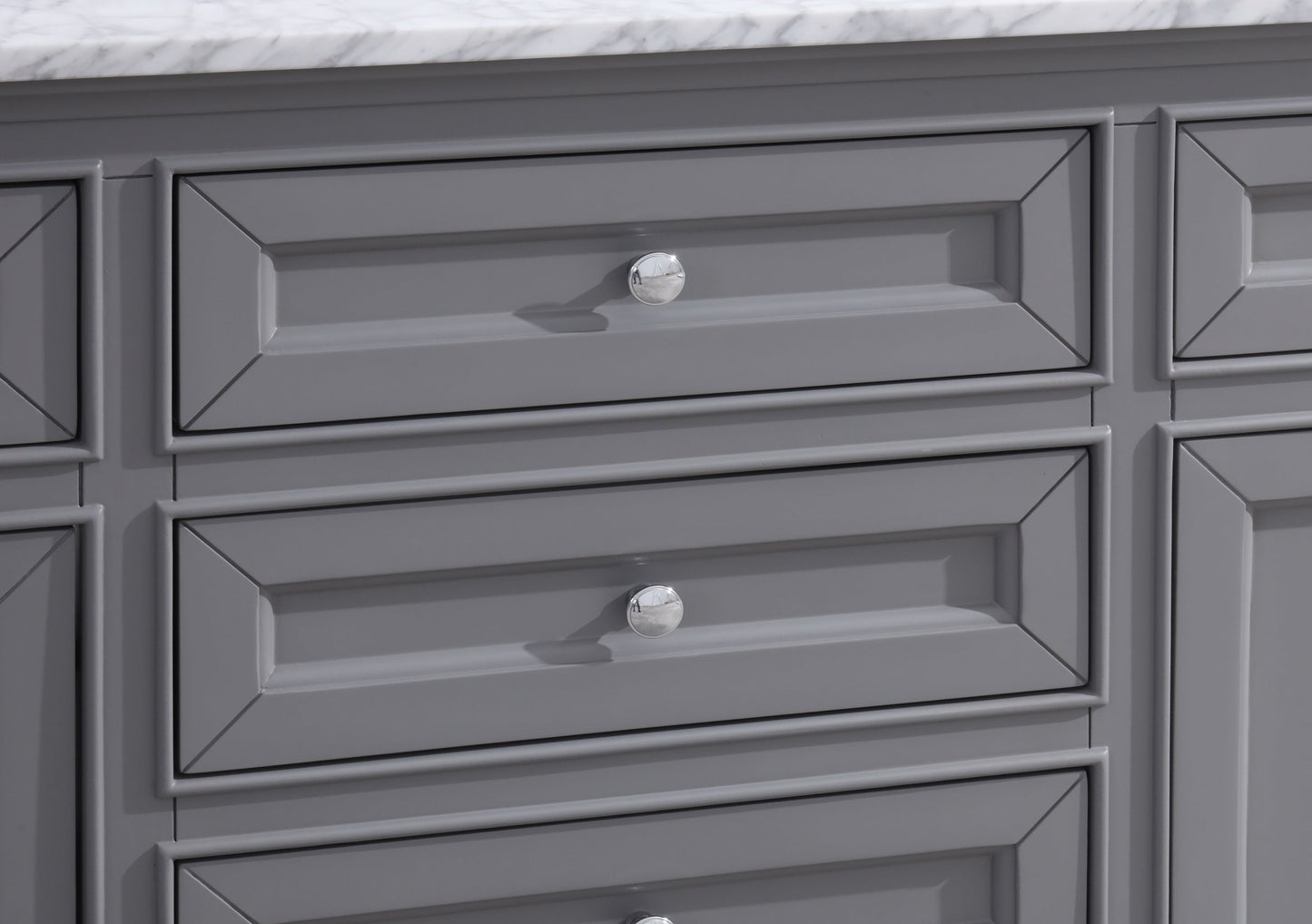 South Bay 72" Bathroom Vanity Gray