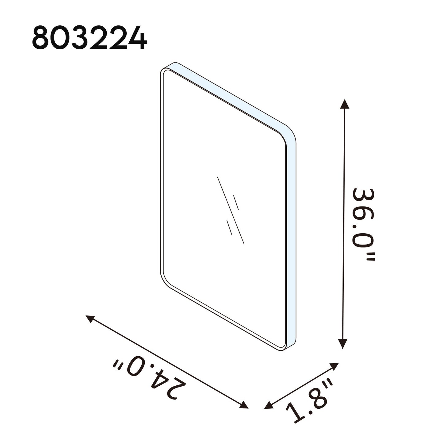 Mutriku 24 in. W x 36 in. H Rectangle Metal Wall Mirror in Brushed Gold