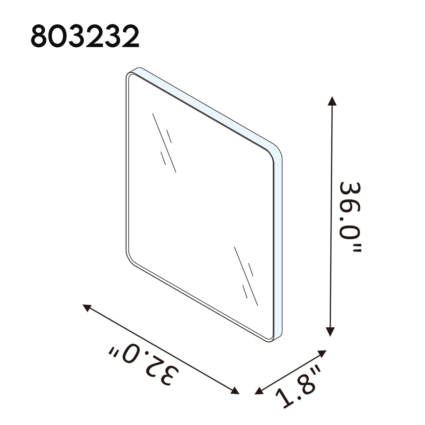 Mutriku 32 in. W x 36 in. H Rectangle Metal Wall Mirror in Brushed Gold