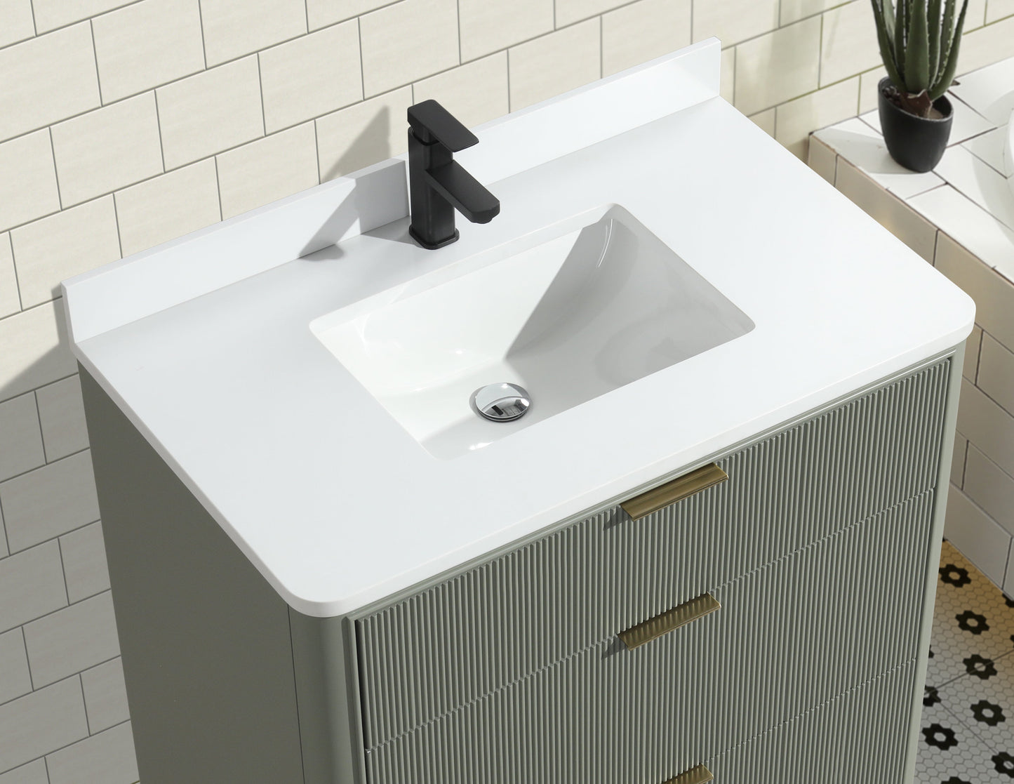 Aria 36" Bathroom Vanity in Sage
