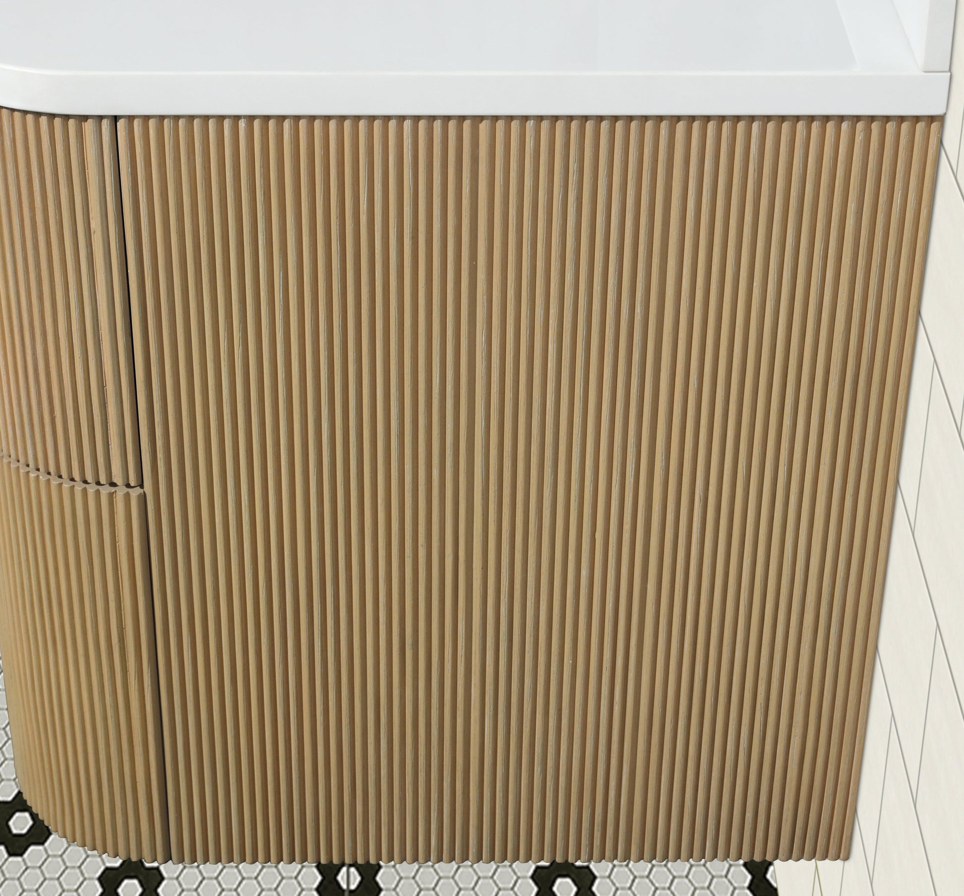 Chantal 36" Floating Bathroom Vanity Oak