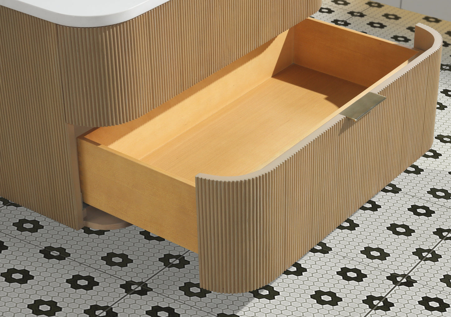 Chantal 36" Floating Bathroom Vanity Oak