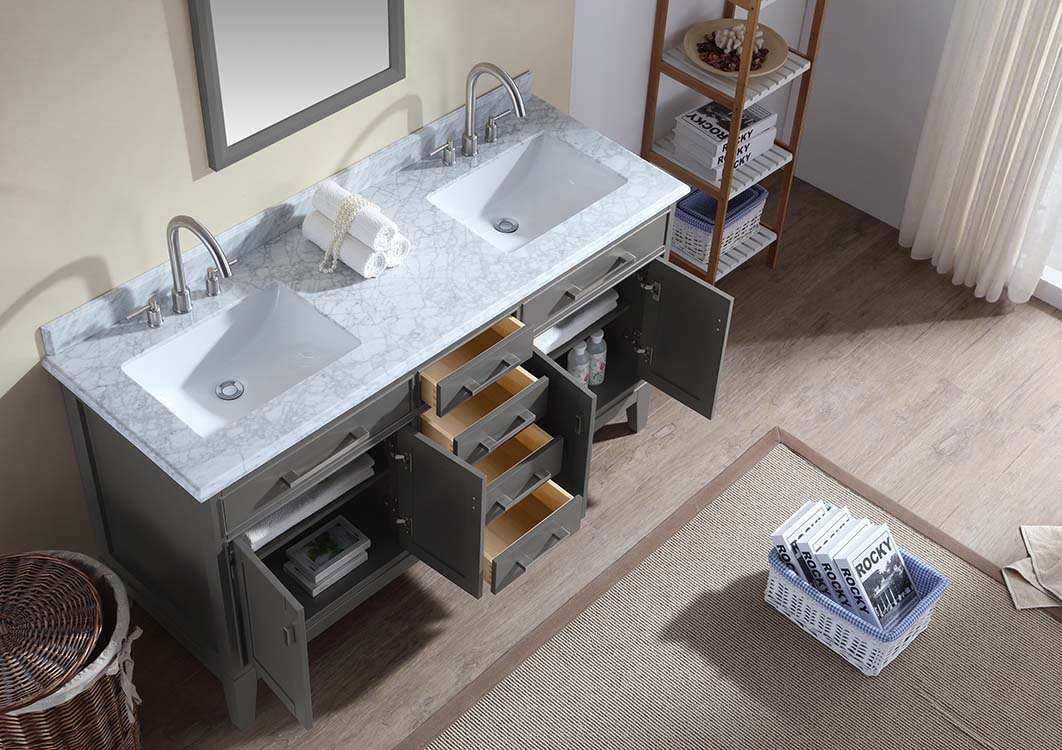 Danny 60" Bathroom Vanity Maple Grey