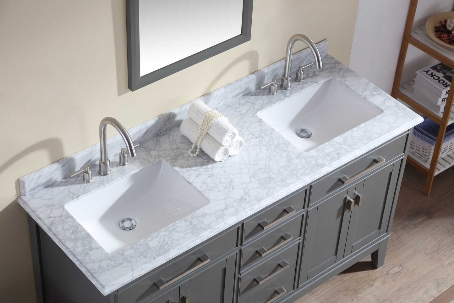 Danny 60" Bathroom Vanity Maple Grey