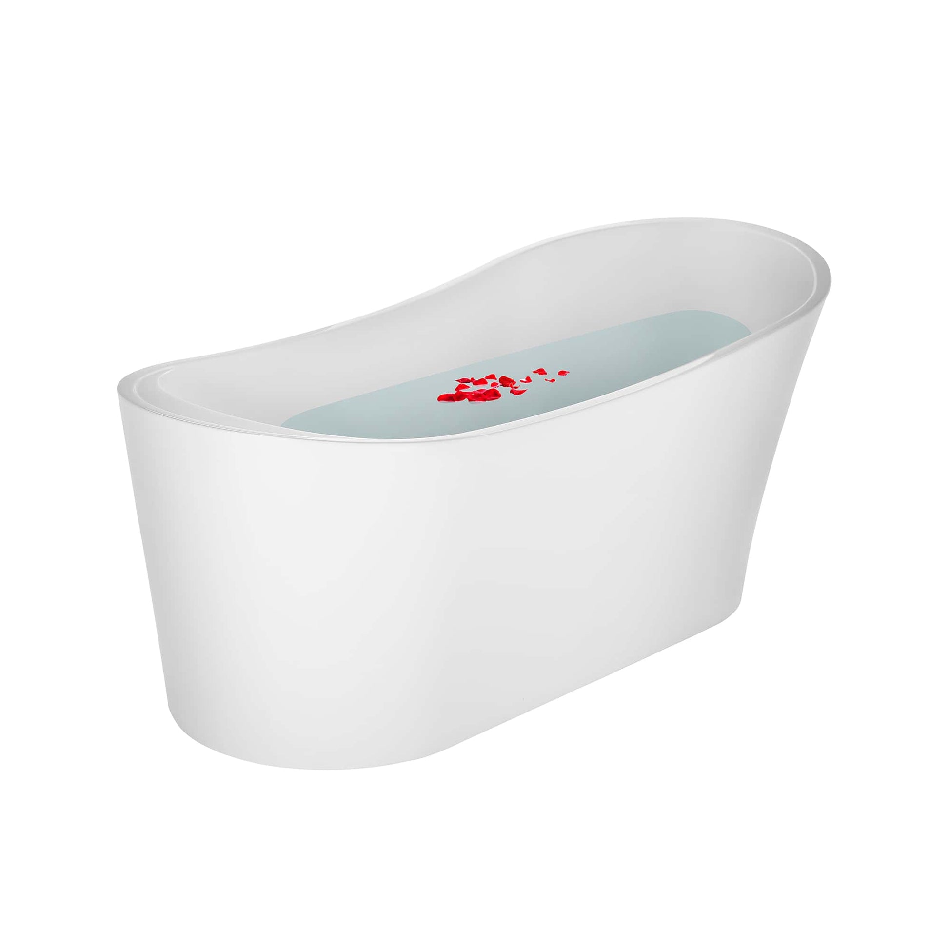 67" Freestanding Soaking Tub with Left Drain