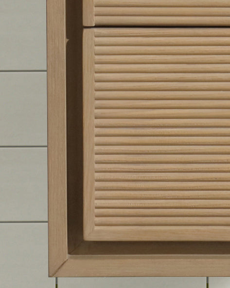 Hermosa 24" Floating Bathroom Vanity Oak