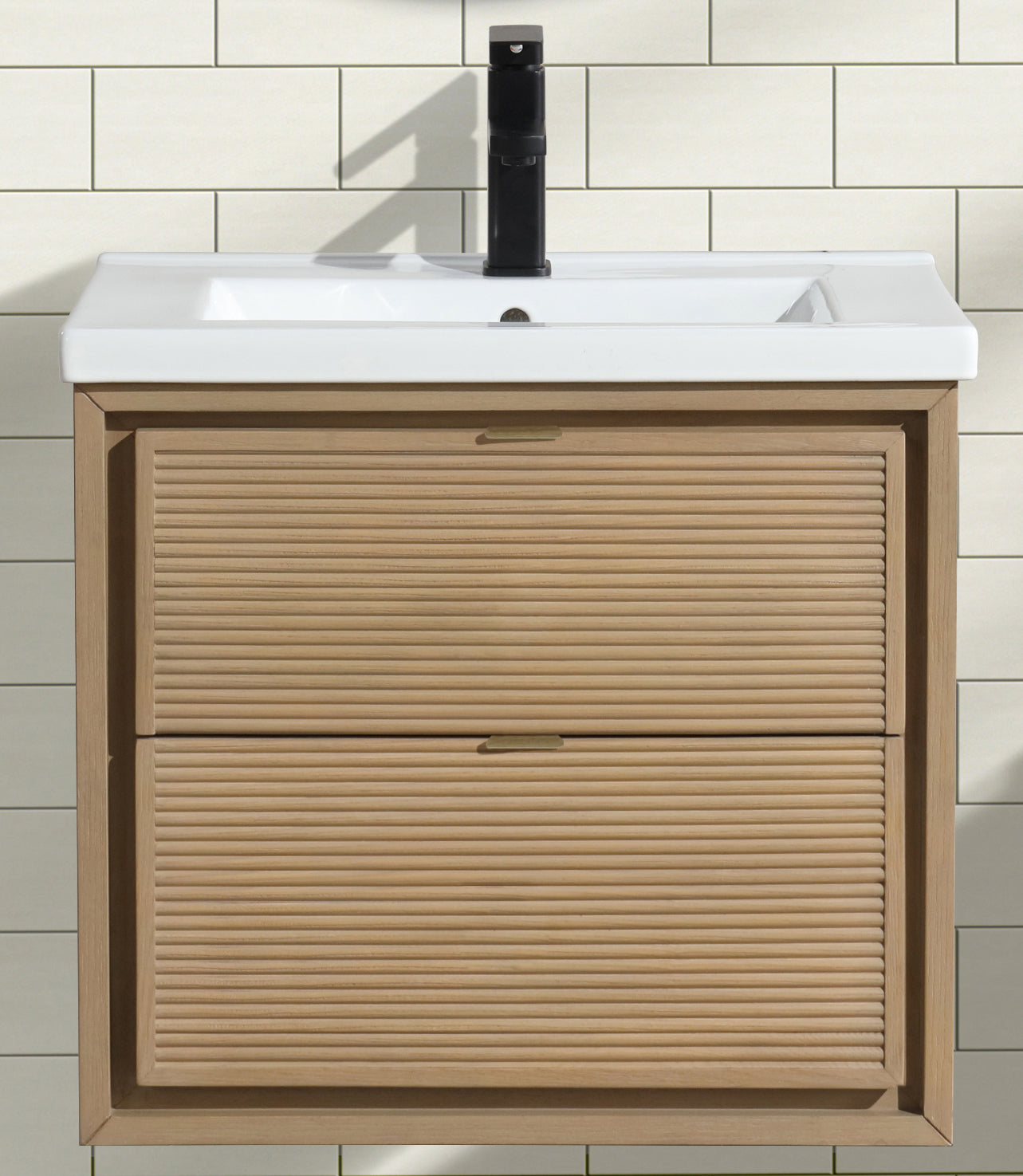 Hermosa 24" Floating Bathroom Vanity Oak