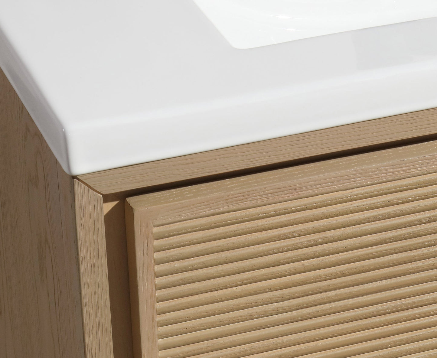 Hermosa 30" Floating Bathroom Vanity Oak