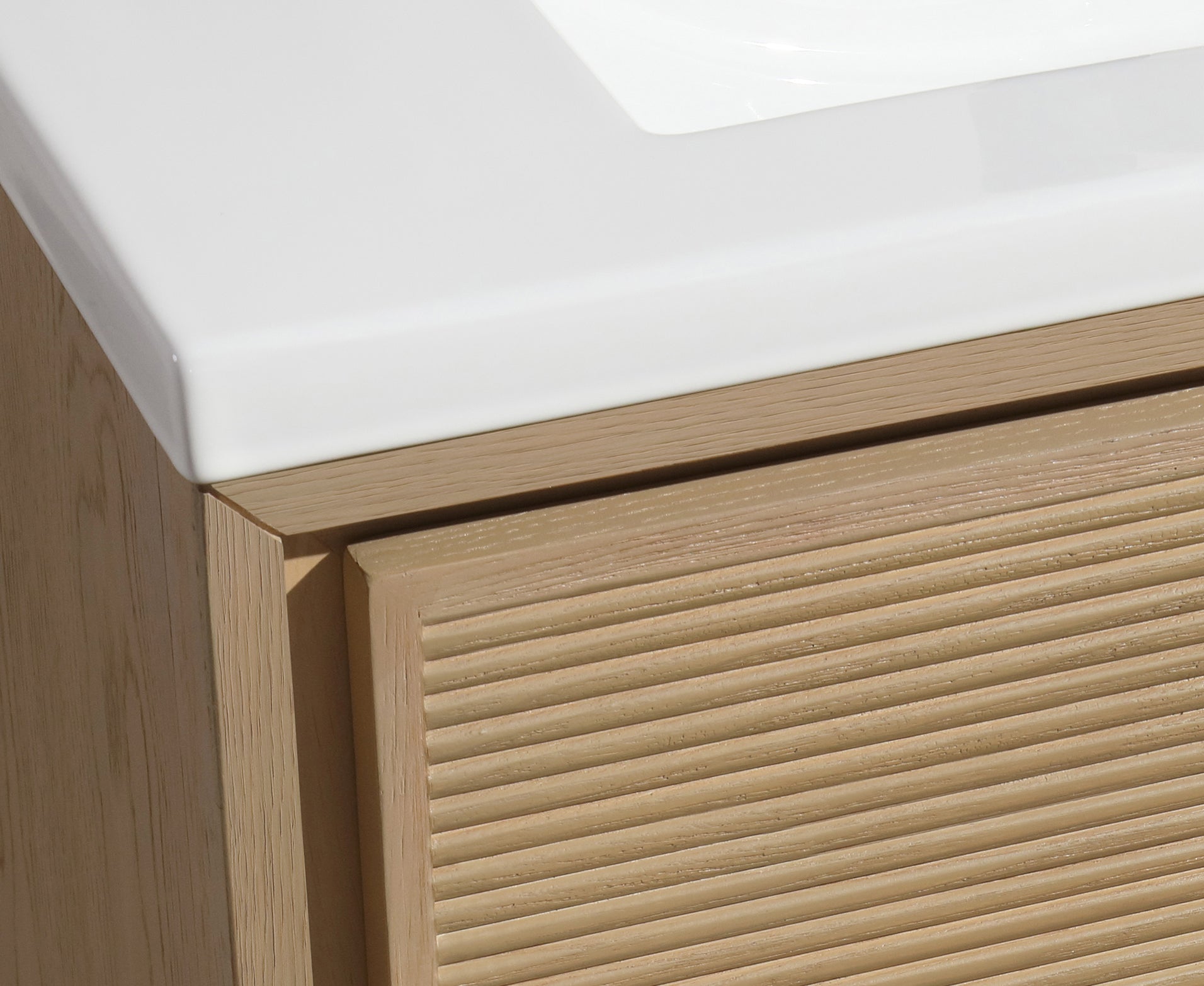 Hermosa 30" Floating Bathroom Vanity Oak