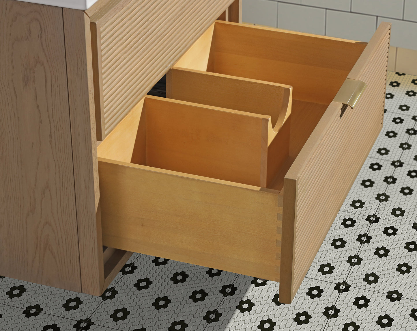 Hermosa 30" Floating Bathroom Vanity Oak