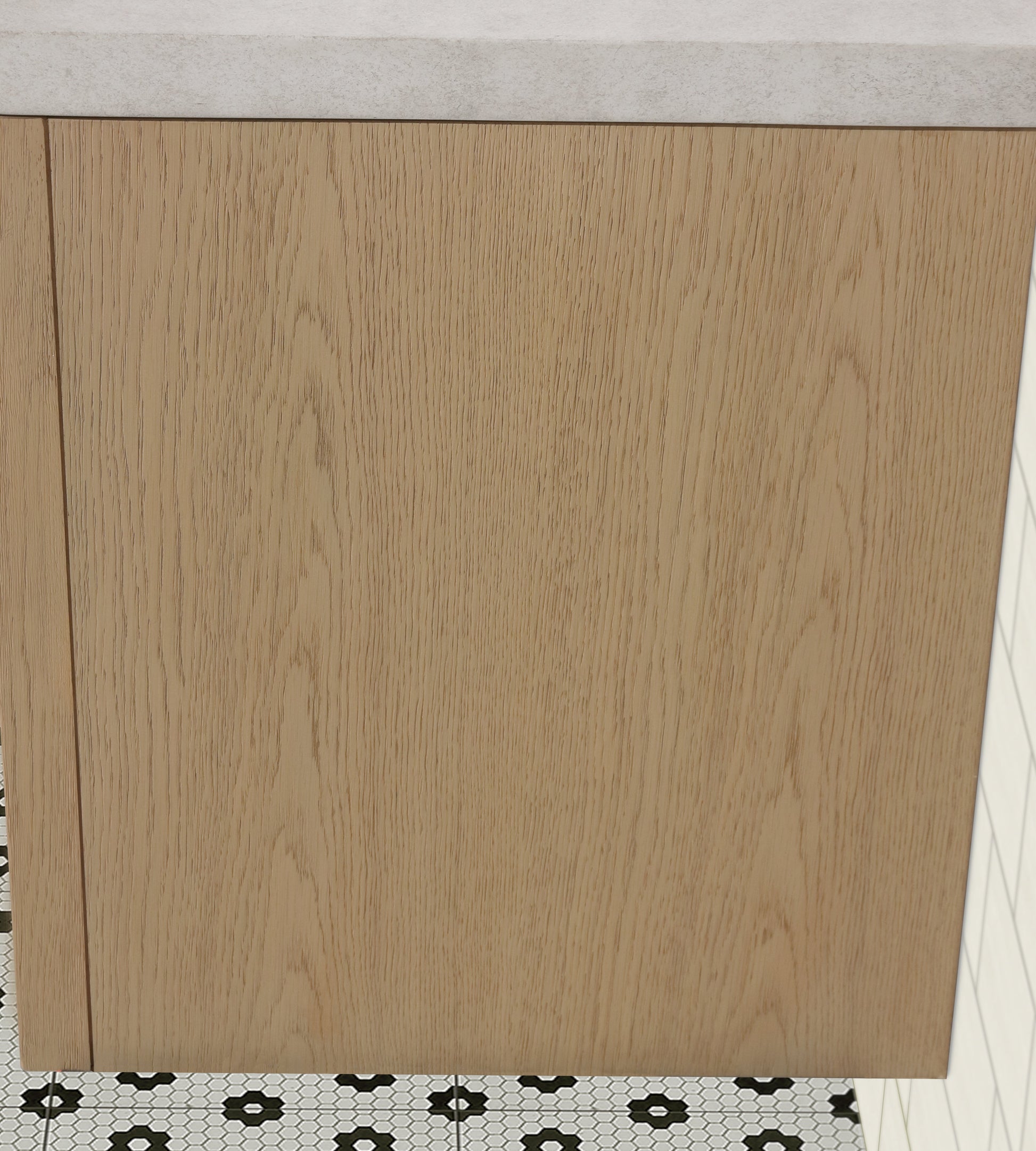 Hermosa 36" Floating Bathroom Vanity Oak