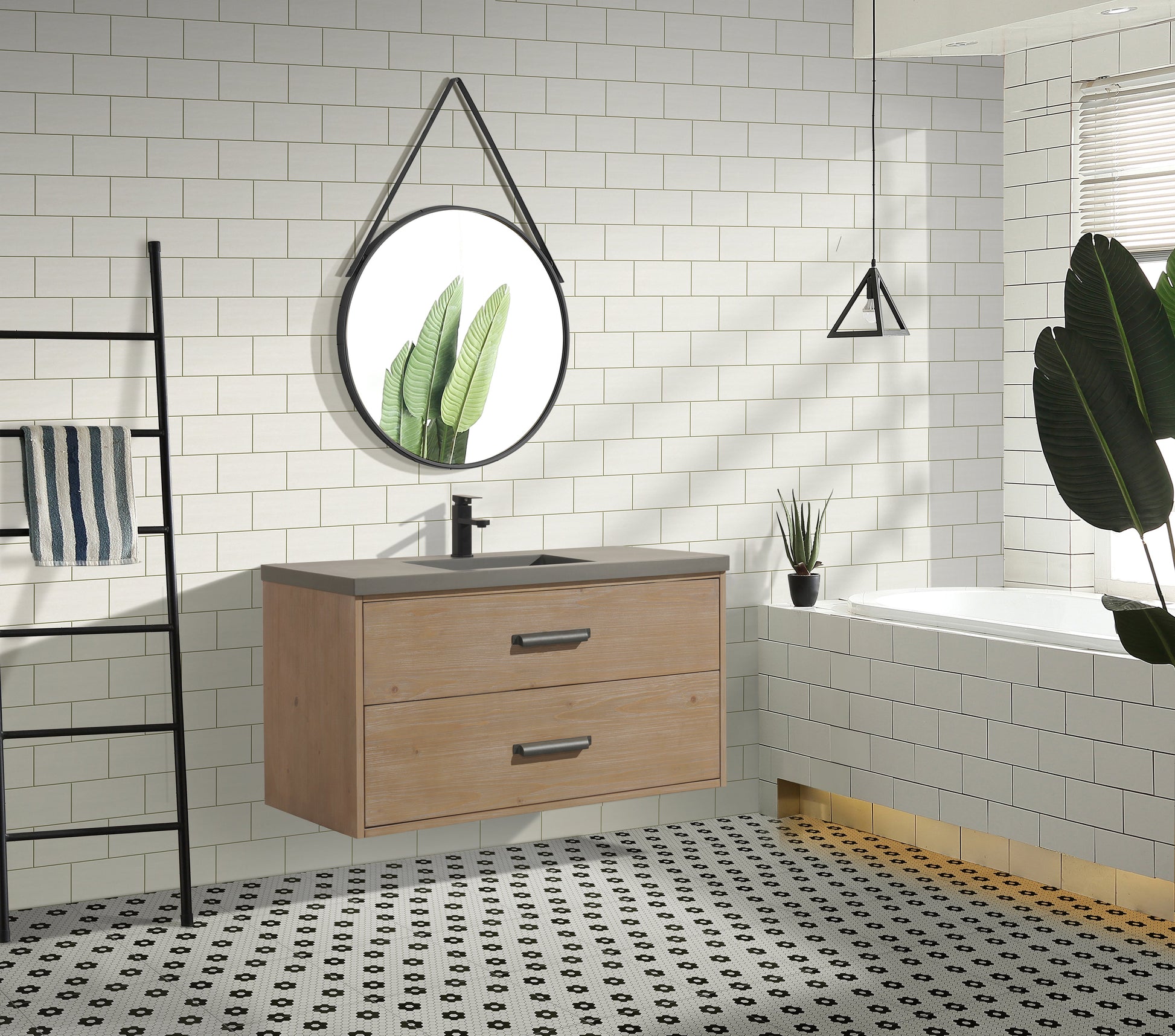 Kane 42" Bathroom Vanity Weathered Fir