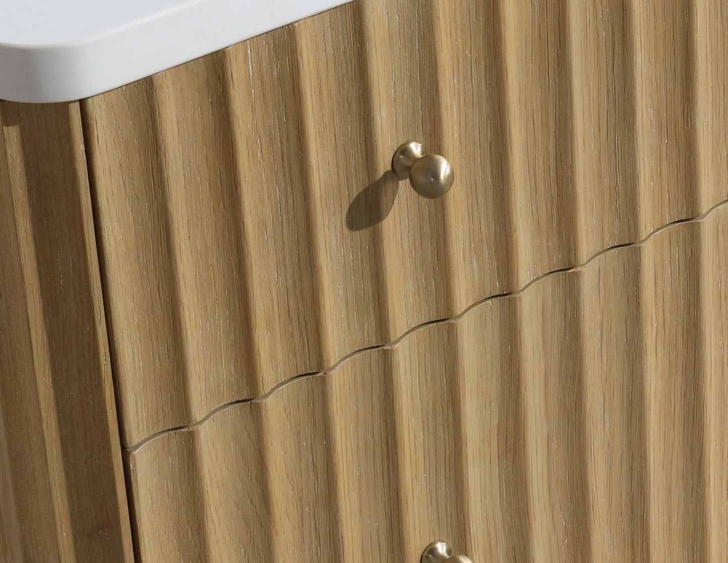 La Jolla 36" Bathroom Vanity Washed Oak