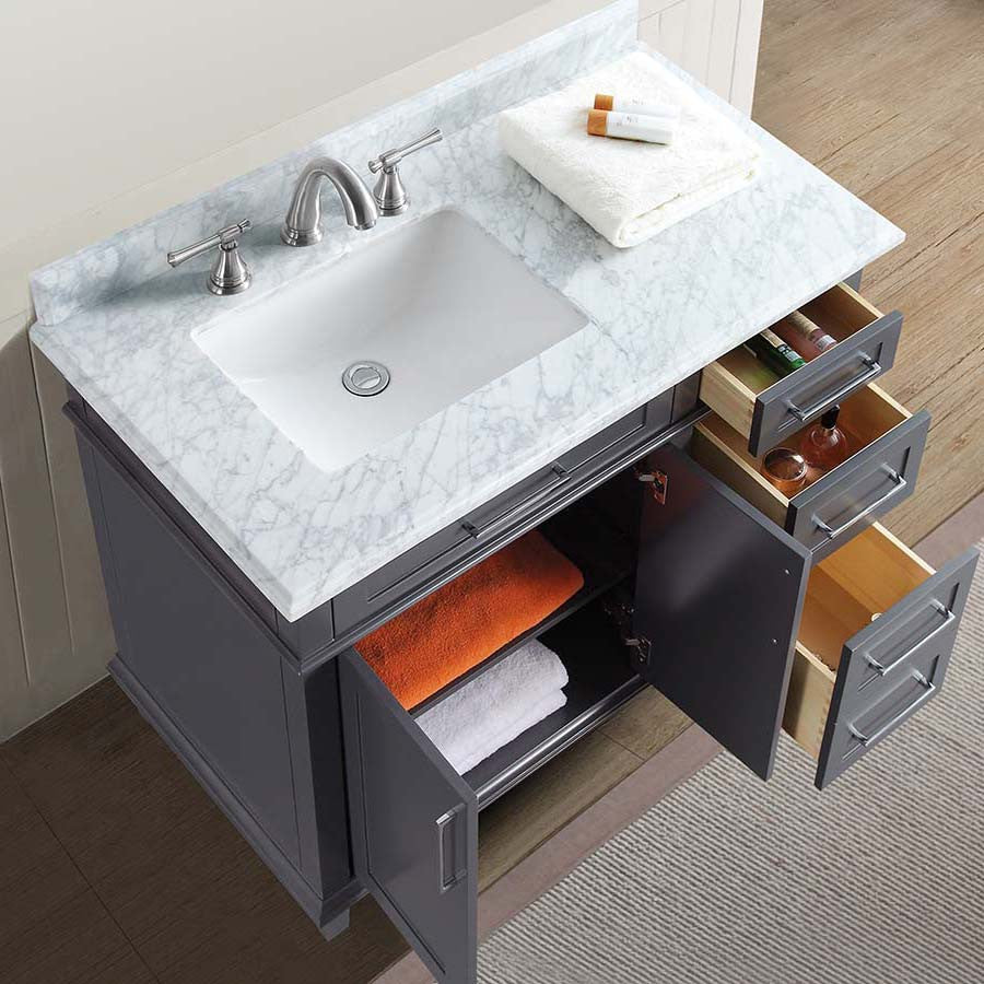 Newport 42" Bathroom Vanity Charcoal