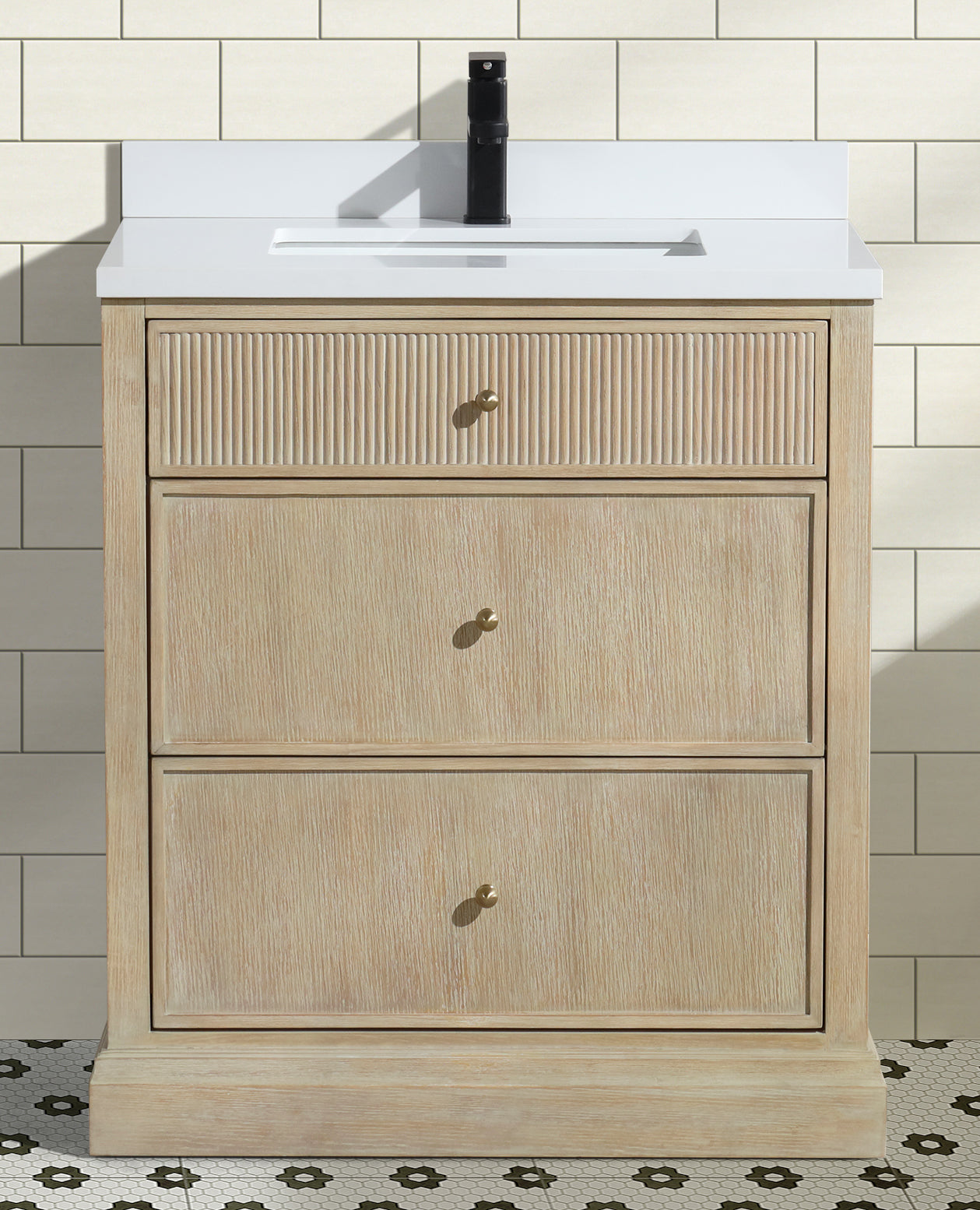 Redondo 30" Bathroom Vanity Ash Oak